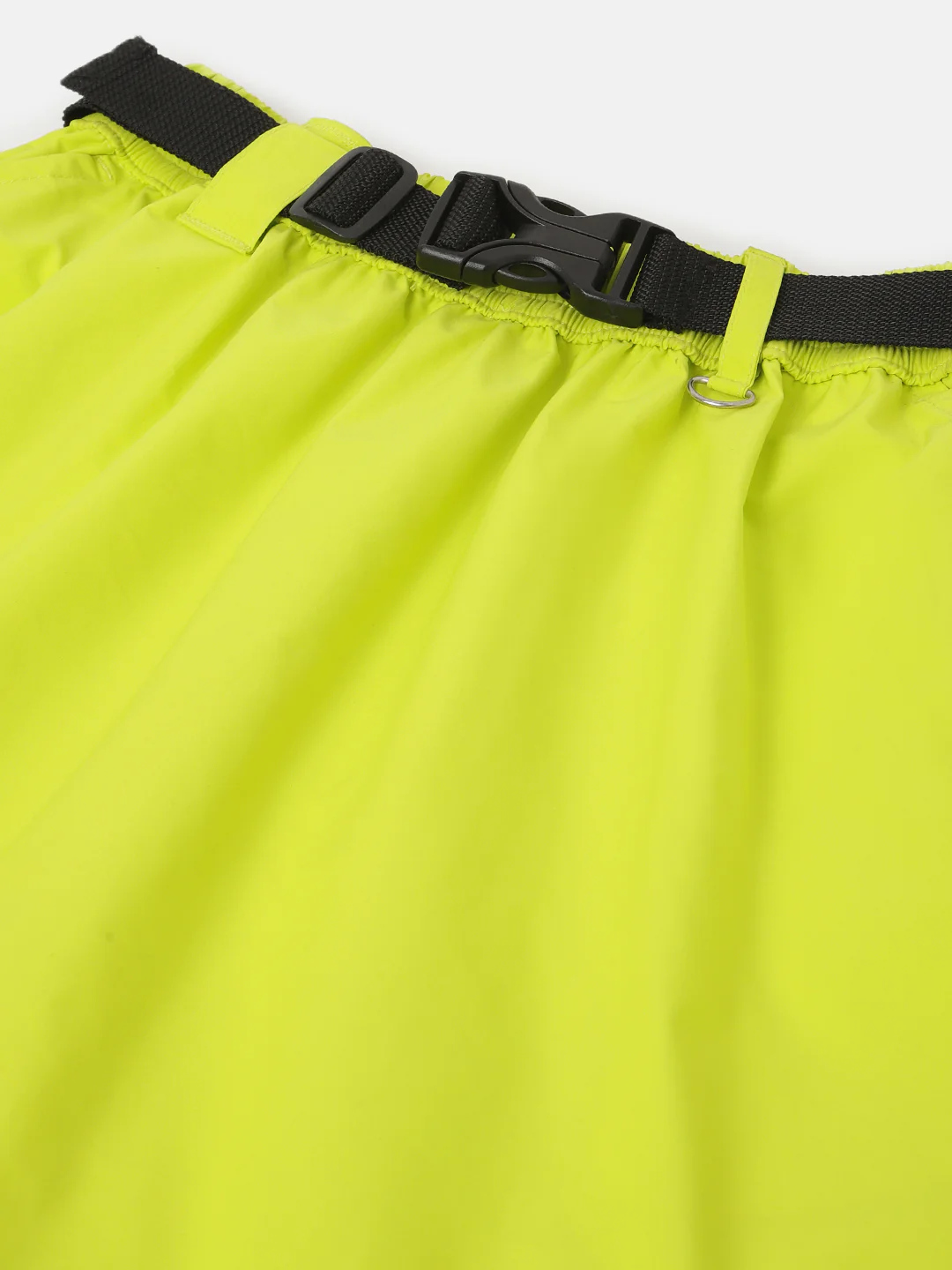 Blue Giraffe Girls Green Solid Loose Fit Mid-Rise Skirt - Image 3