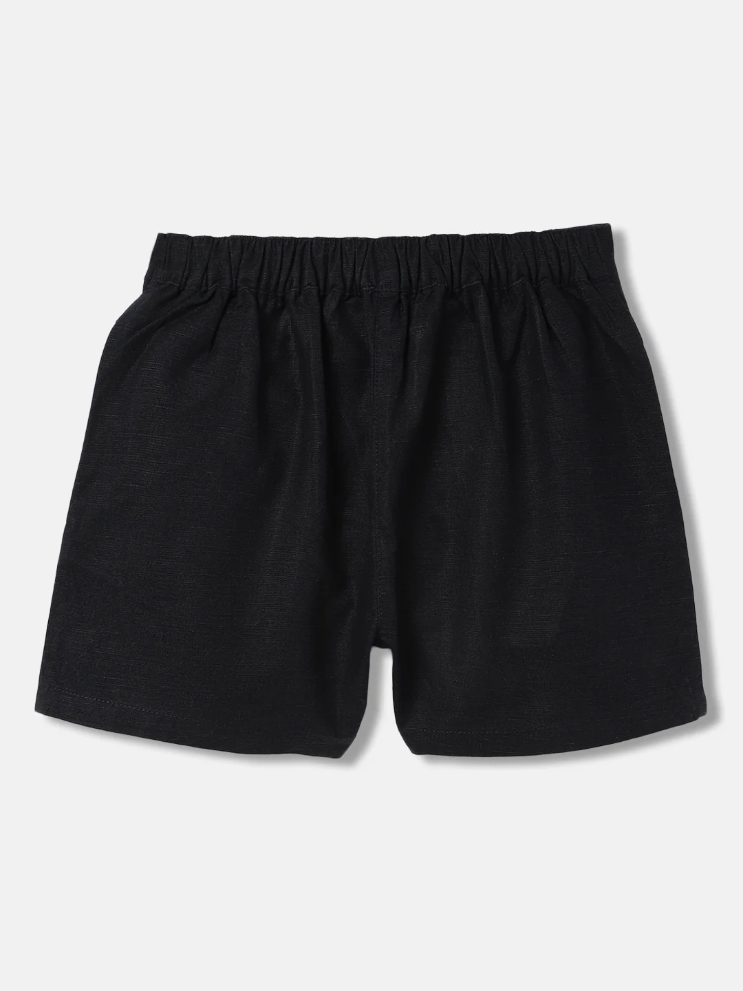 Blue Giraffe Girls Black Solid Regular Fit Skirt - Image 2