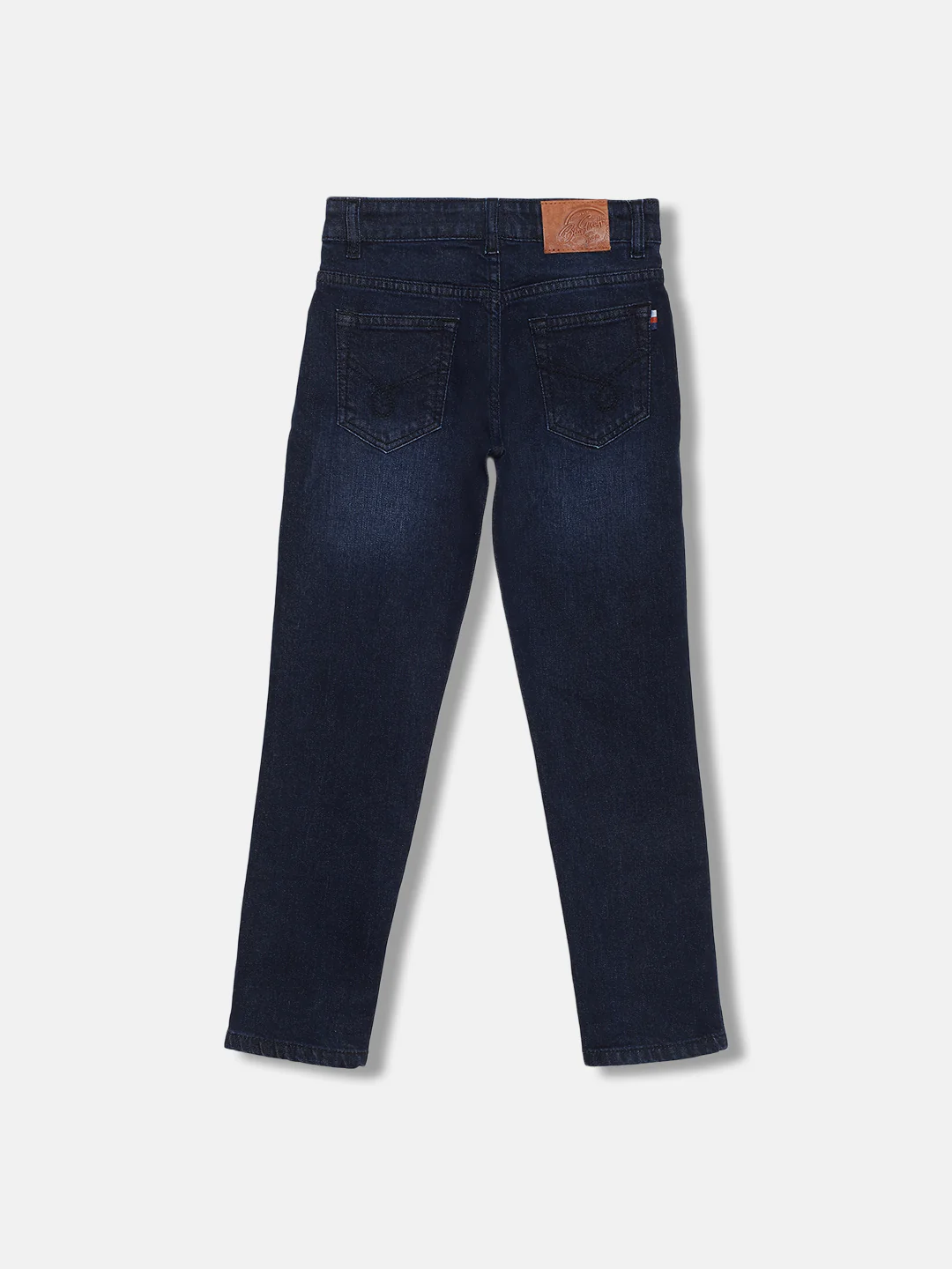 Blue Giraffe Boys Blue Solid Slim Fit Jeans - Image 2