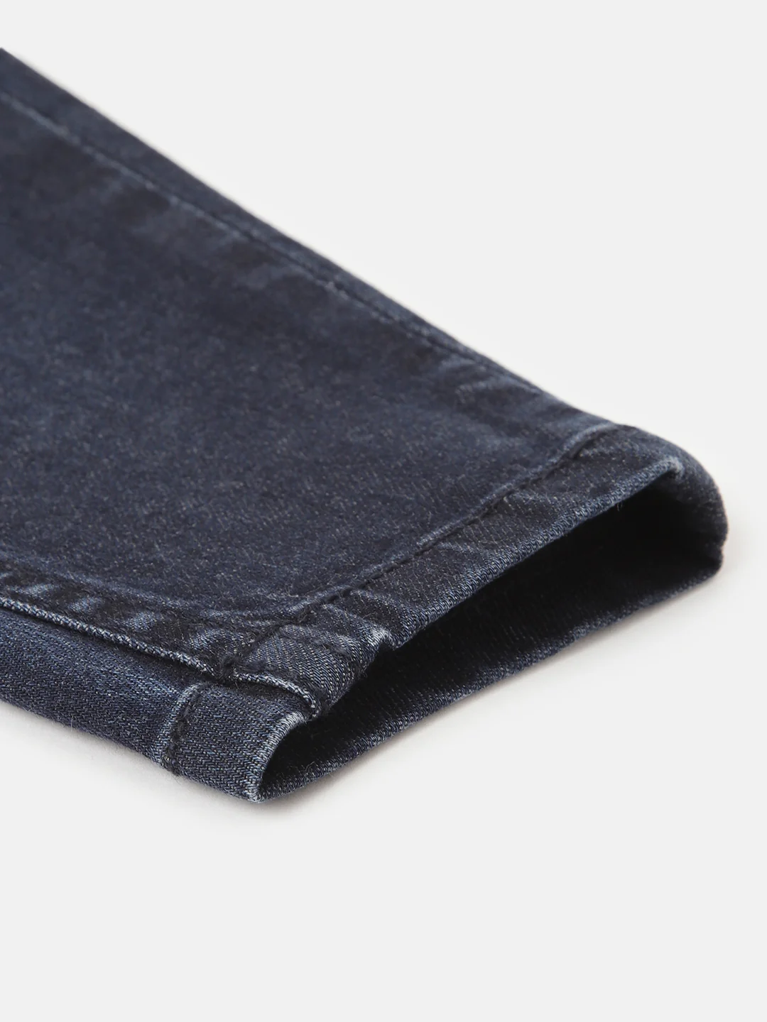 Blue Giraffe Boys Blue Solid Relaxed Fit Jeans - Image 6