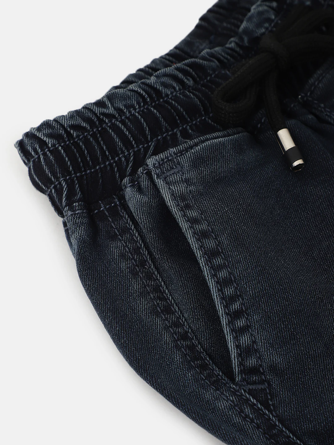 Blue Giraffe Boys Blue Solid Relaxed Fit Jeans - Image 3