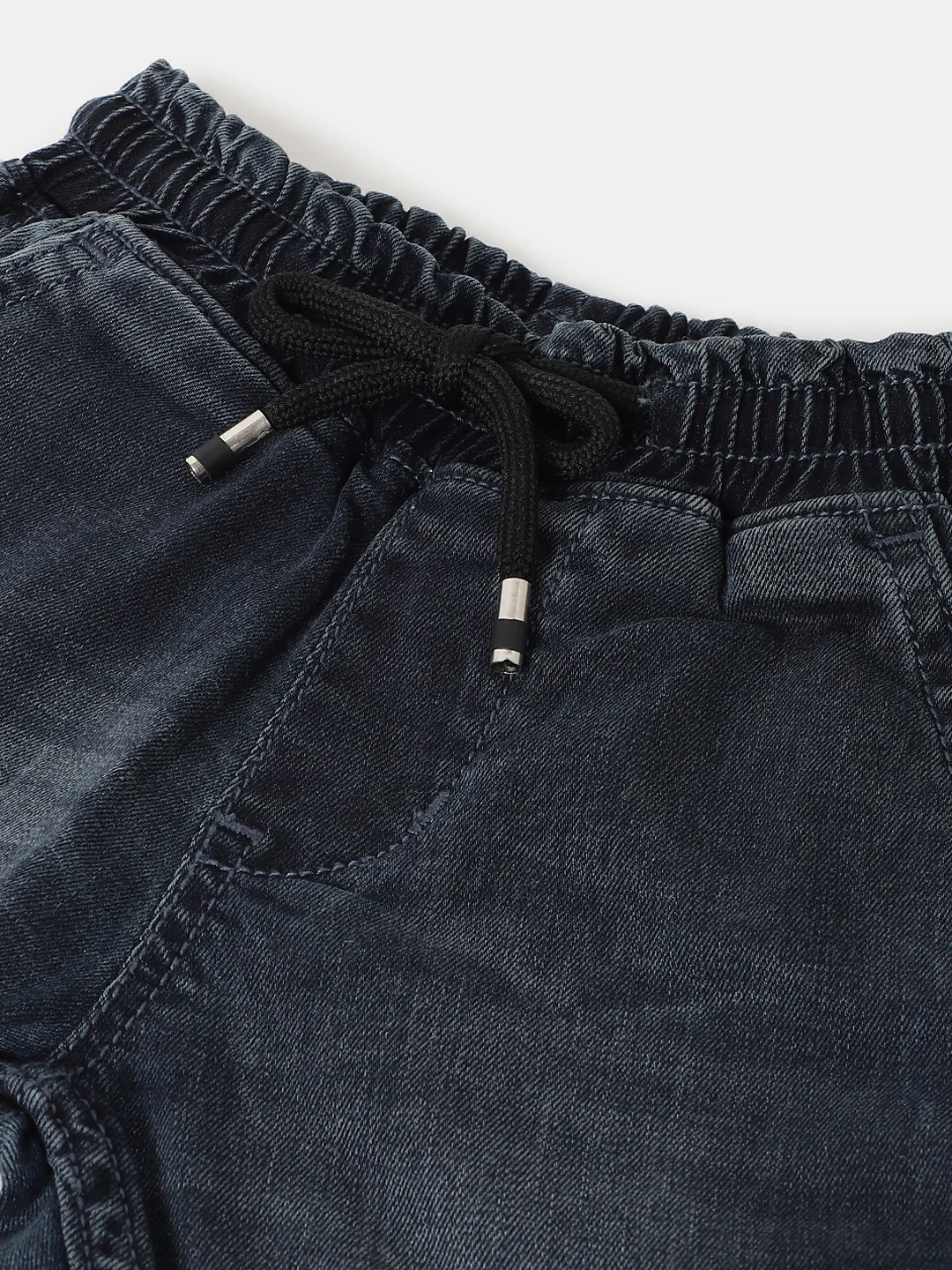 Blue Giraffe Boys Blue Solid Relaxed Fit Jeans - Image 4