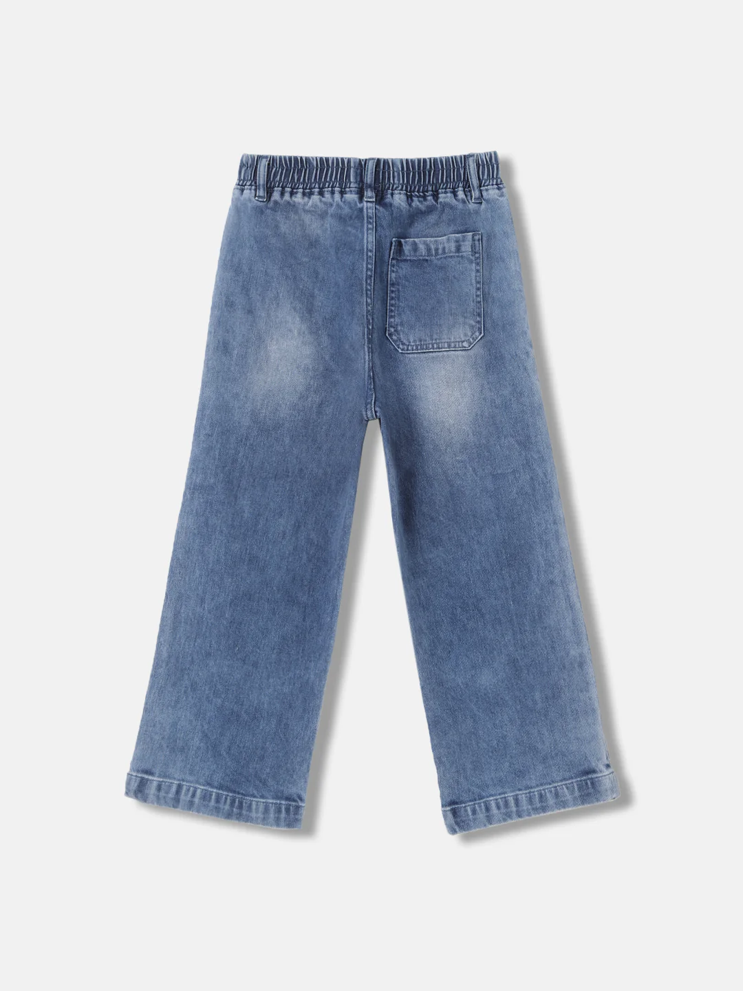 Blue Giraffe Boys Blue Solid Relaxed Fit Mid-Rise Jeans - Image 2