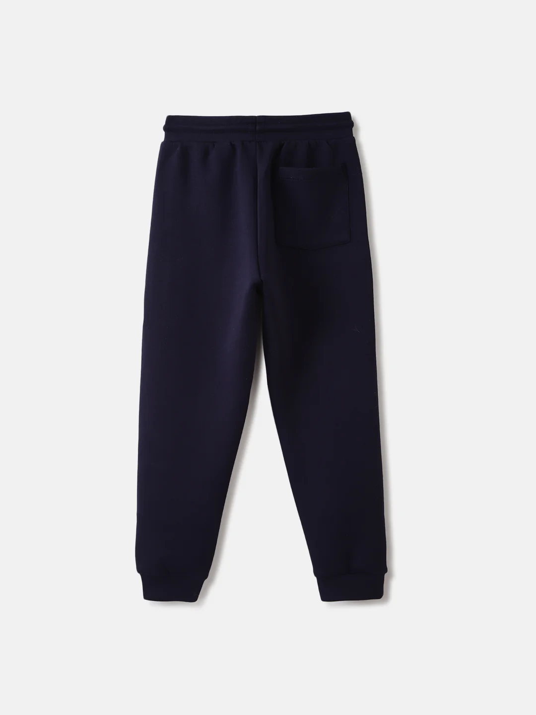 Blue Giraffe Boys Blue Solid Regular Fit Joggers Style Sweatpant - Image 2