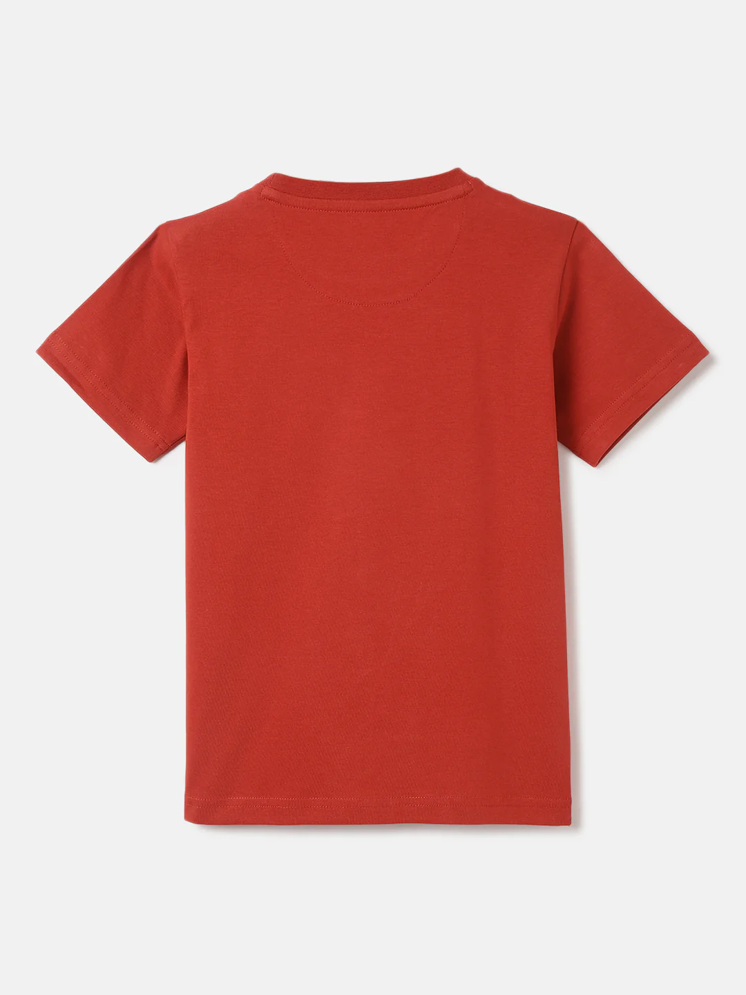 Blue Giraffe Boys Red Printed Round Neck Short Sleeves Tshirt - Image 2