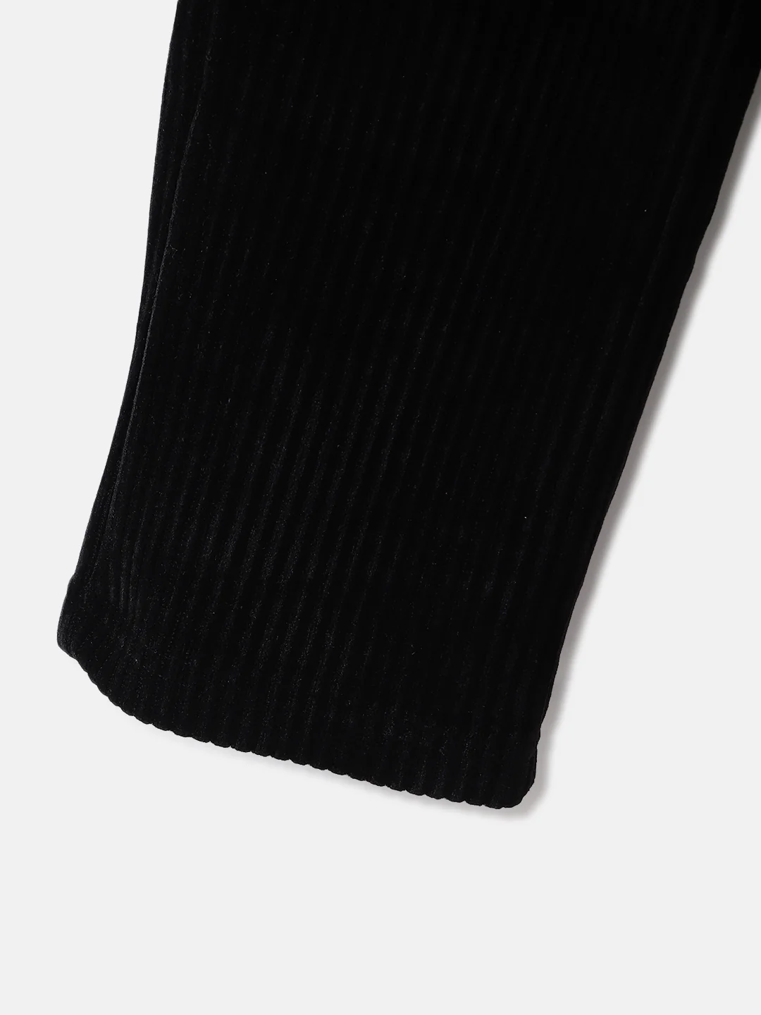 Blue Giraffe Girls Black Solid Flare Flat-Front Trouser - Image 4