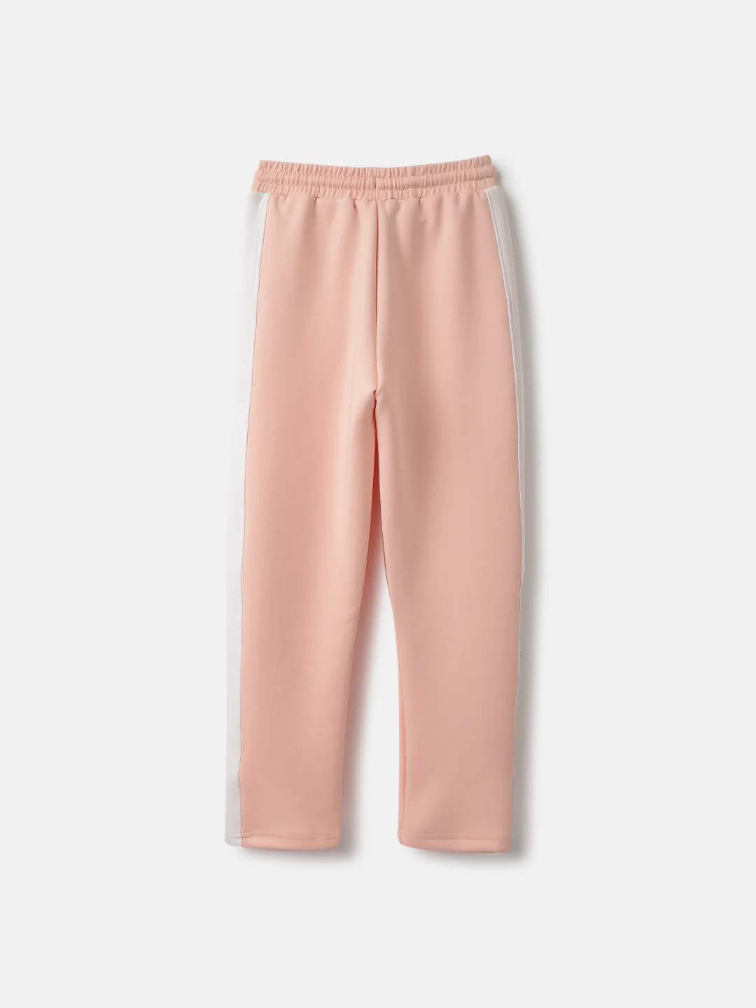 Blue Giraffe Girls Peach Color-blocked Regular Fit Mid-Rise Sweatpant - Image 2