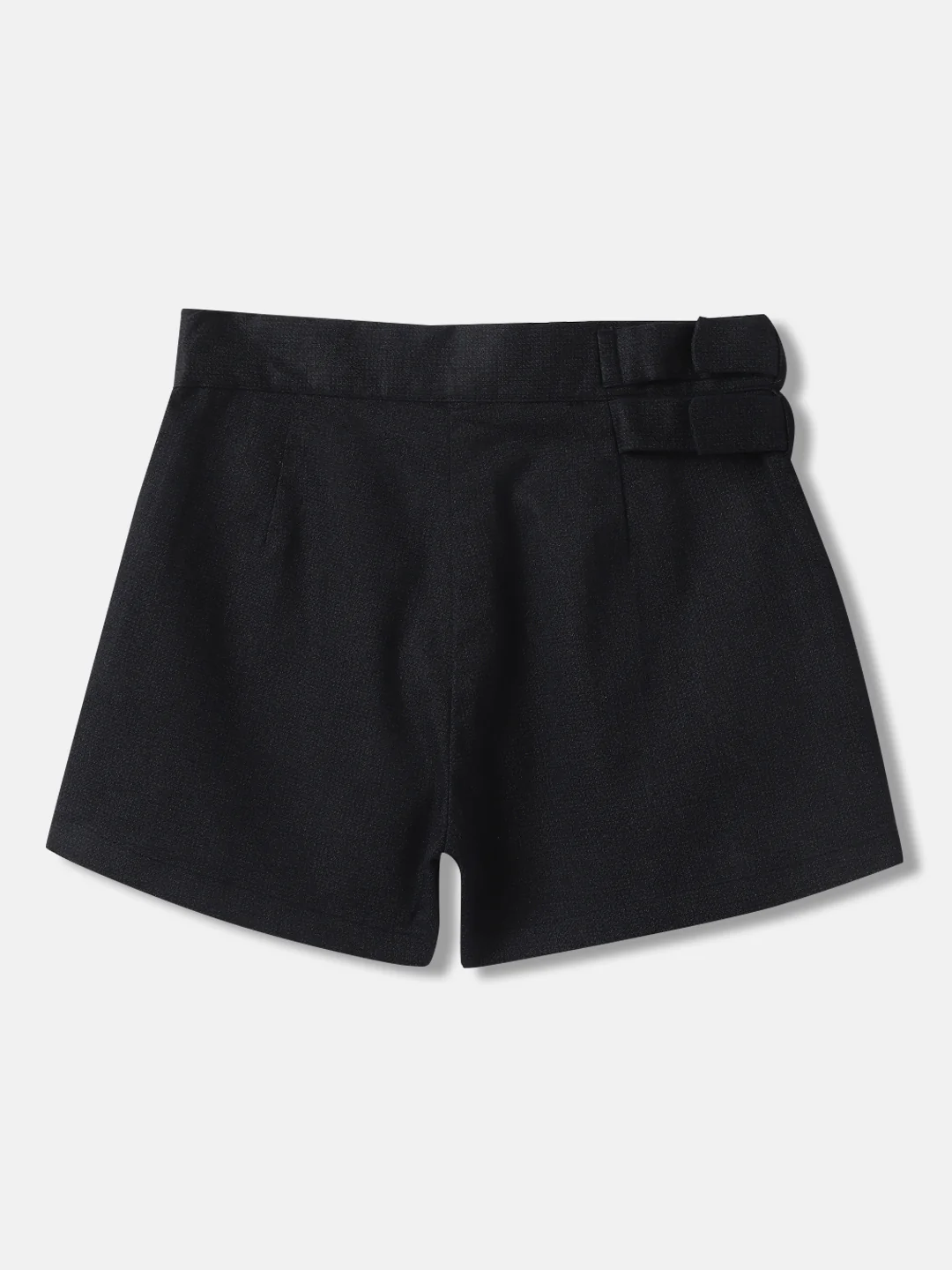 Blue Giraffe Girls Navy Solid Regular Fit A-line Pleated Skirt - Image 2