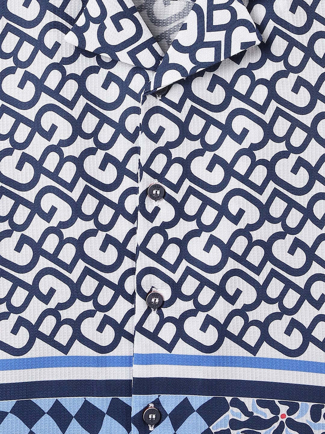 Blue Giraffe Kids Multi Printed Resort Collar Shirt - Image 3