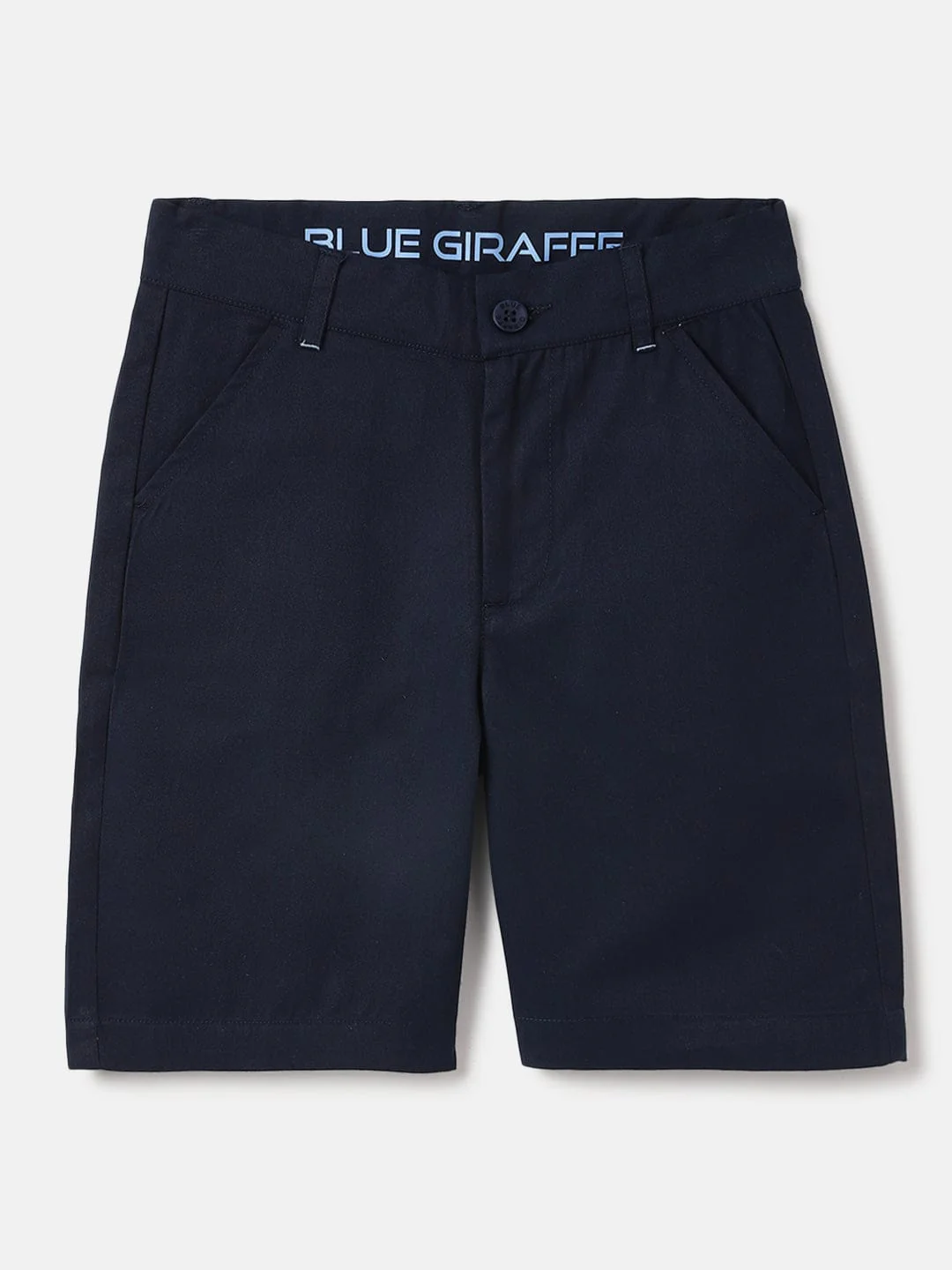 Blue Giraffe Boys Navy Mid Rise Regular Fit Chino Shorts - Image 2