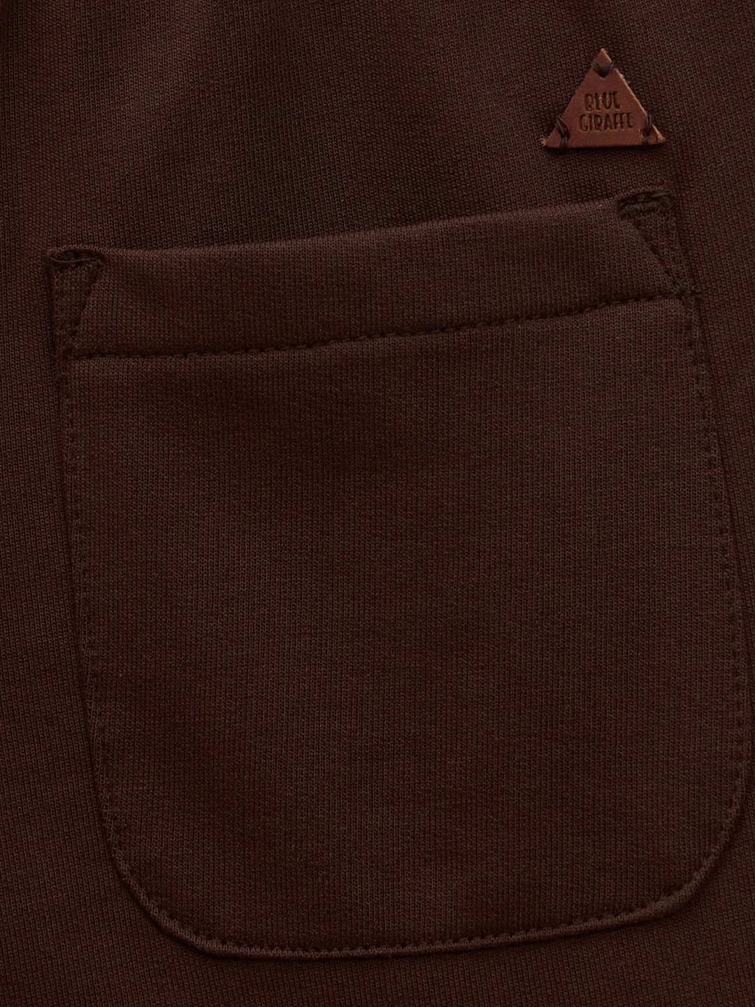 Blue Giraffe Boys Brown Regular Fit Solid Shorts - Image 4