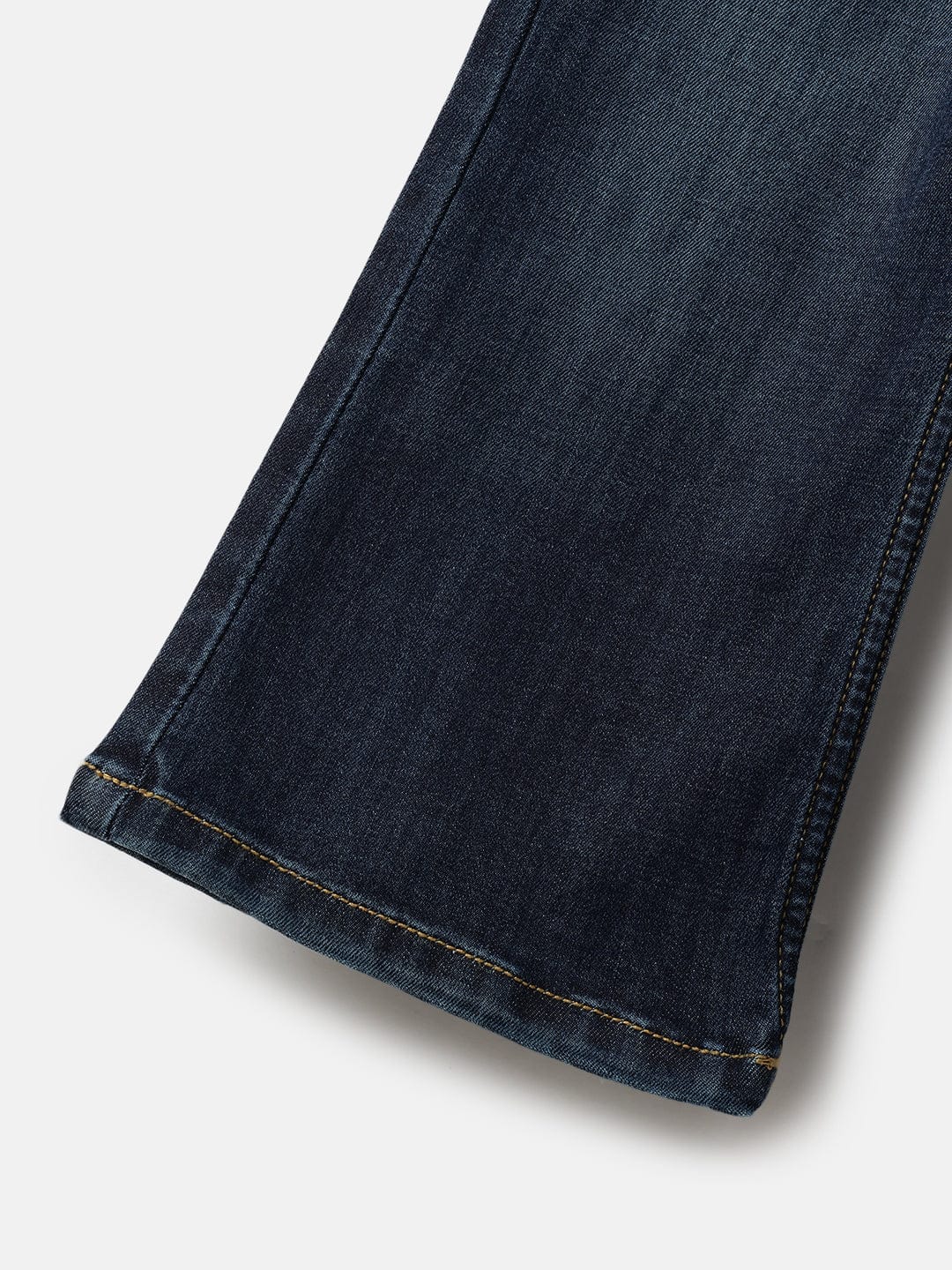 Blue Giraffe Boys Blue Bootcut Fit Solid Jeans - Image 6
