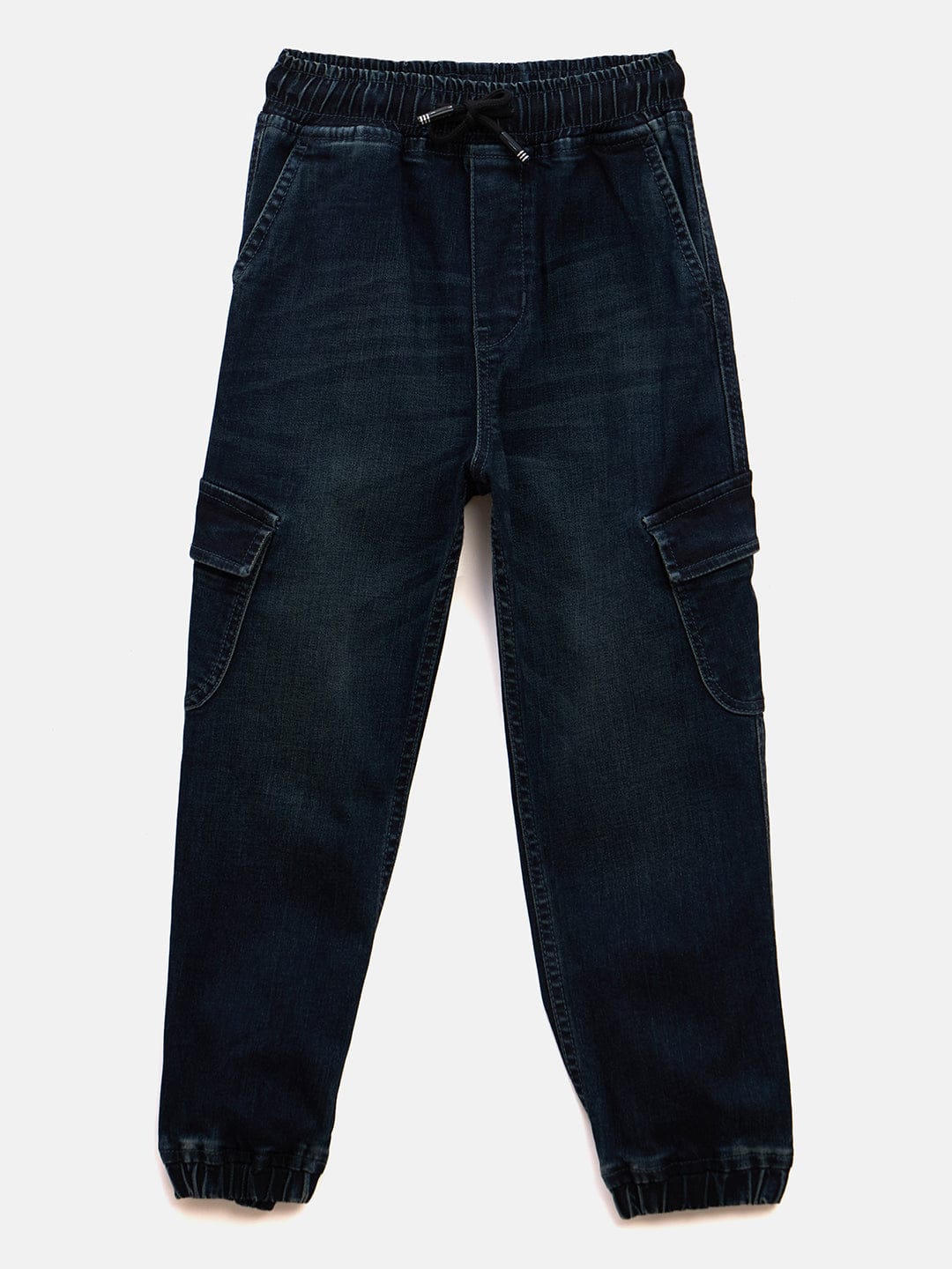 Blue Giraffe Boys Blue Relaxed Fit Solid Jeans - Image 2