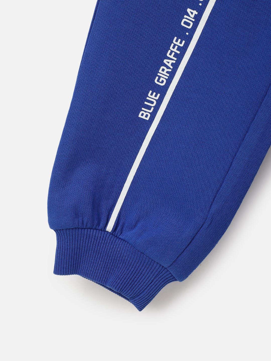 Blue Giraffe Boys Blue Regular Fit Solid Jogger - Image 5