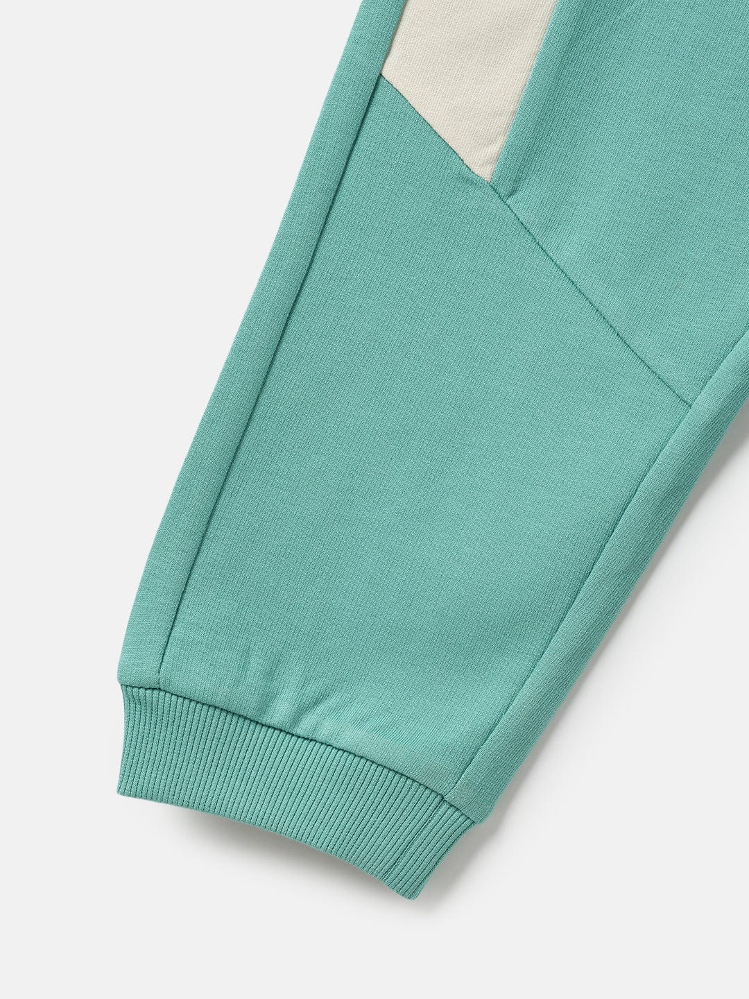 Blue Giraffe Boys Green Regular Fit Solid Jogger - Image 6