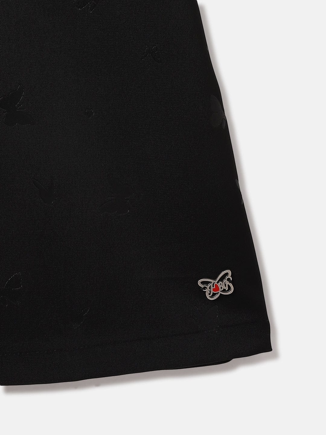 Blue Giraffe Kids Black Solid Collar Dress - Image 4