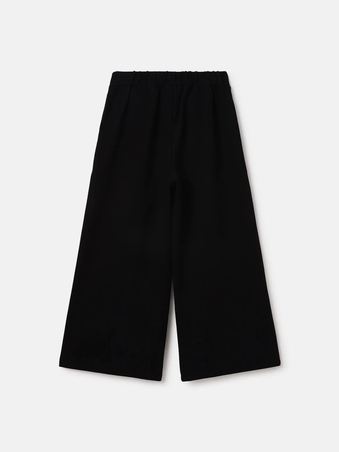 Blue Giraffe Kids Black Loose Fit Solid Trouser - Image 2