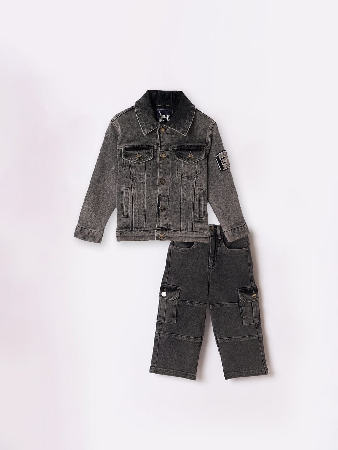 Blue Giraffe Boys Black Jeans - Image 6