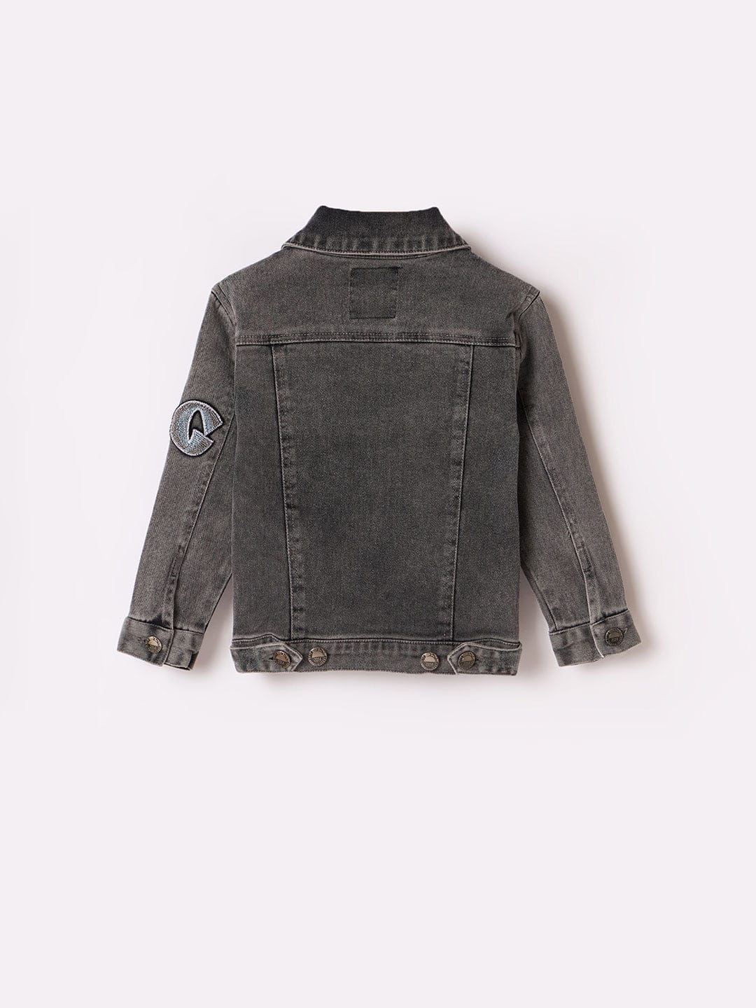 Blue Giraffe Boys Black Notched Lapel Jacket - Image 3