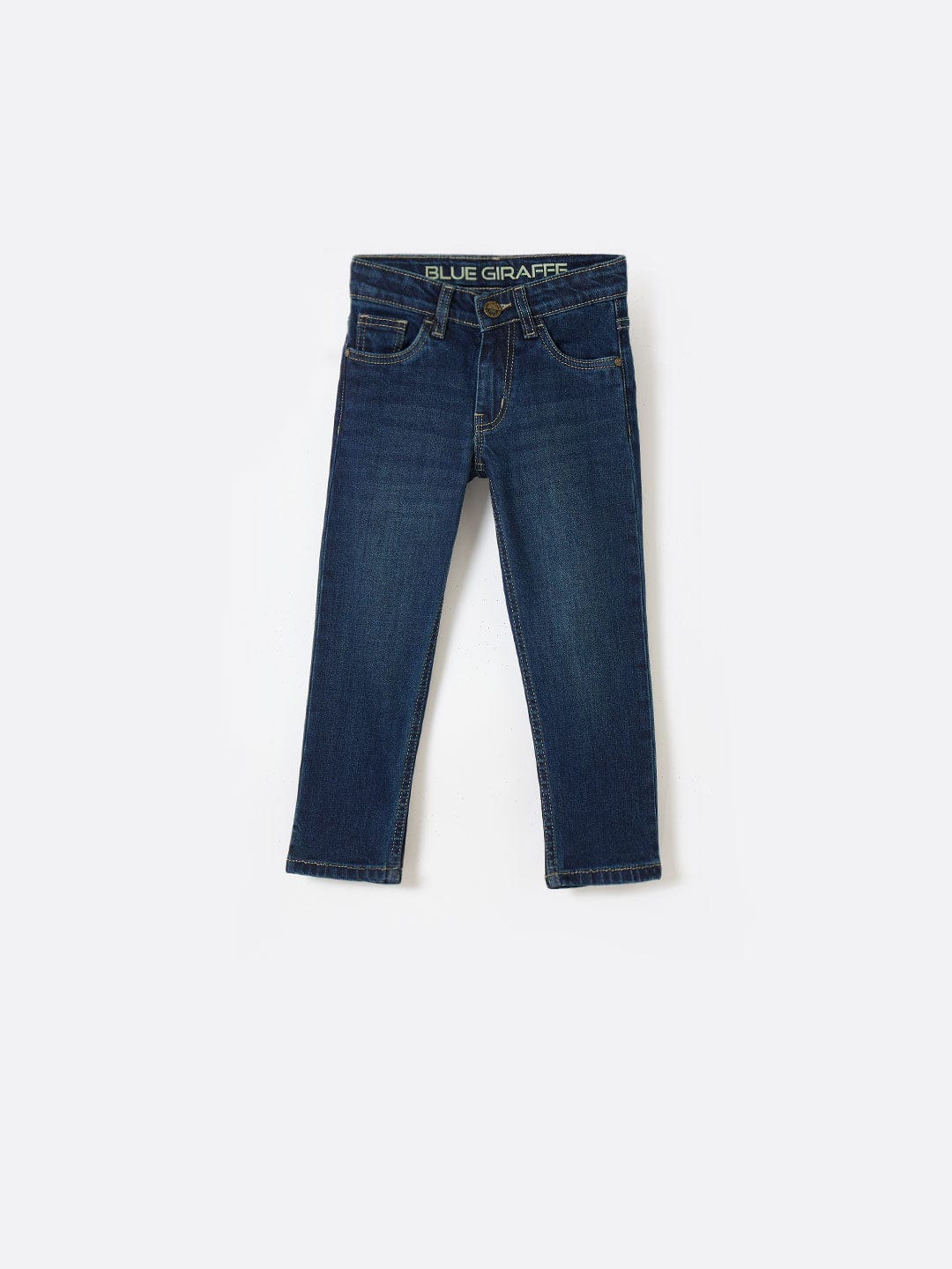 Blue Giraffe Boys Blue Slim Fit Denim Jeans - Image 2