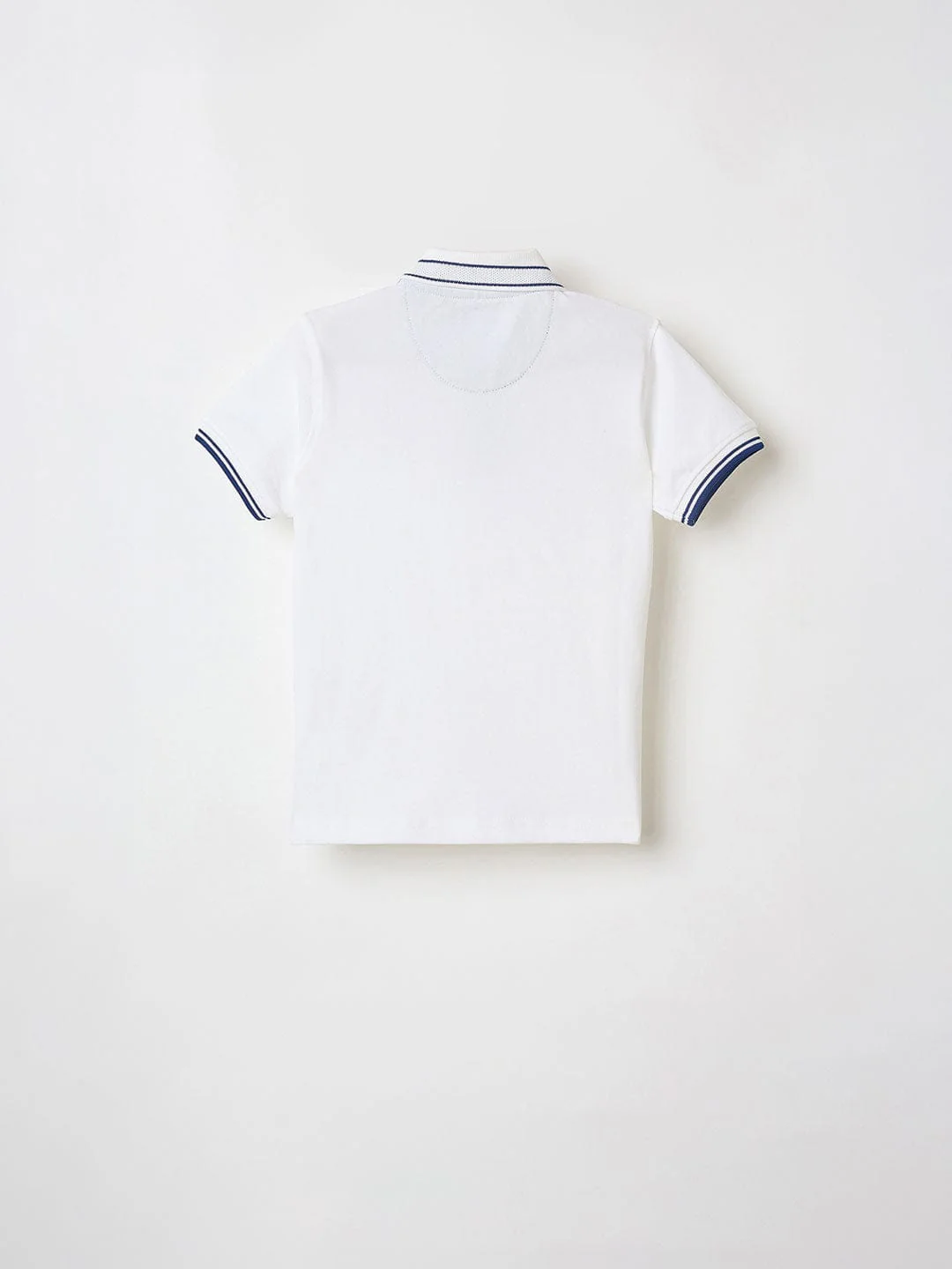 Blue Giraffe Boys Red Solid Polo Tshirt - Image 2