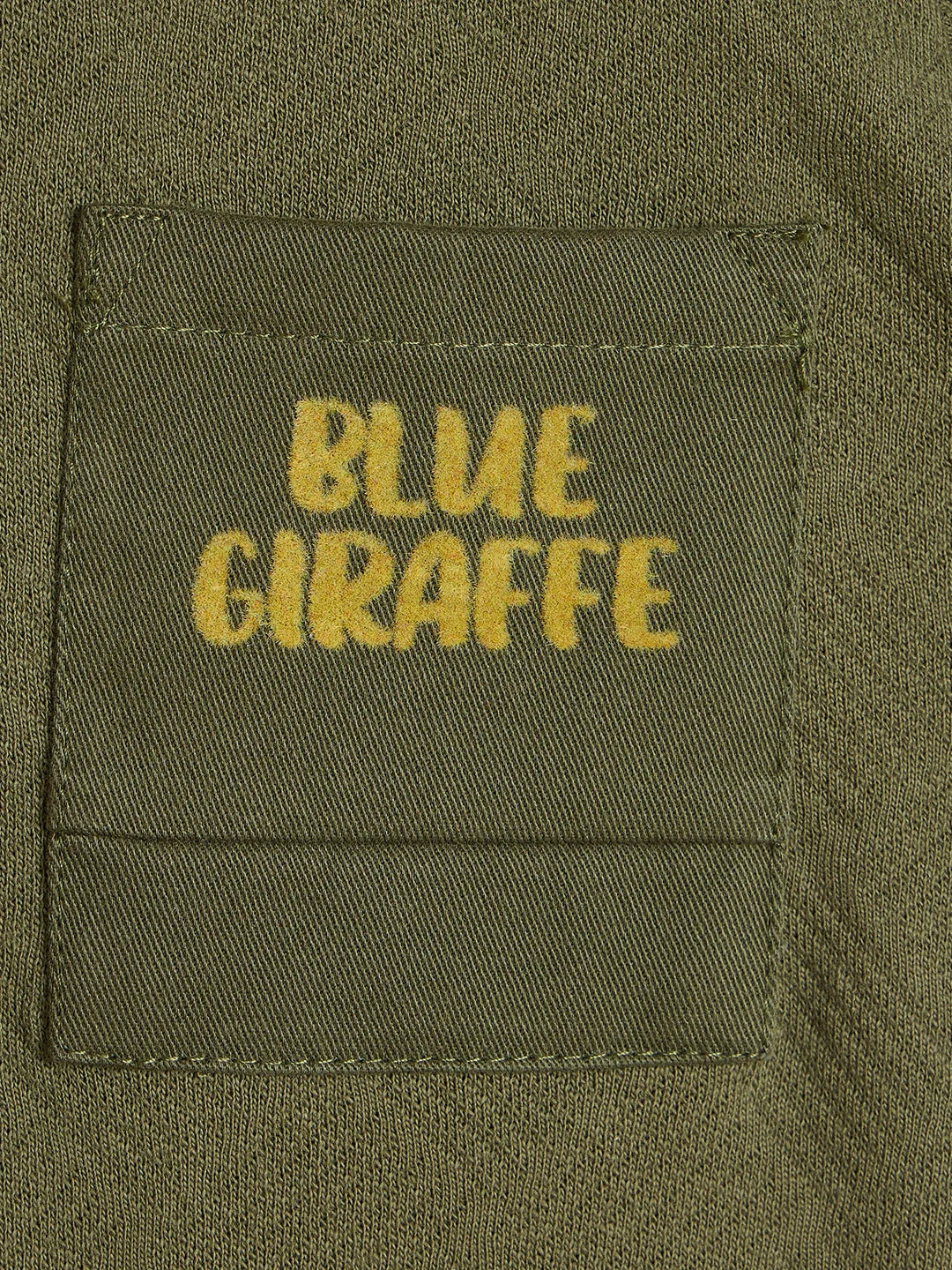 Blue Giraffe Boys Olive Green Solid Regular Fit Pure Cotton T-Shirt - Image 5