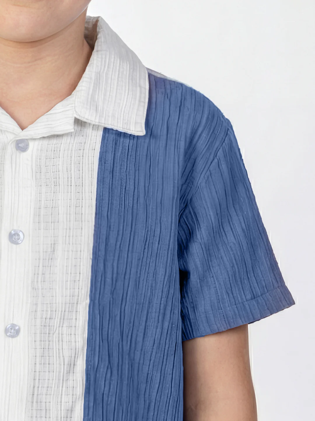 Blue Giraffe Boys Multi Colorblock Regular Fit Shirt - Image 5