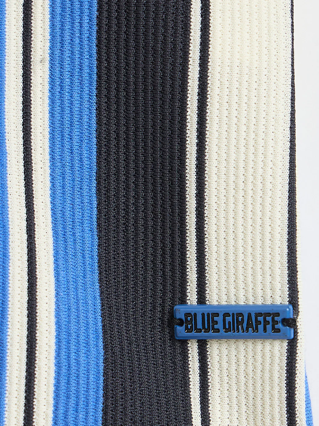 Blue Giraffe Boys Multicolor Striped Regular Fit Shirt - Image 5