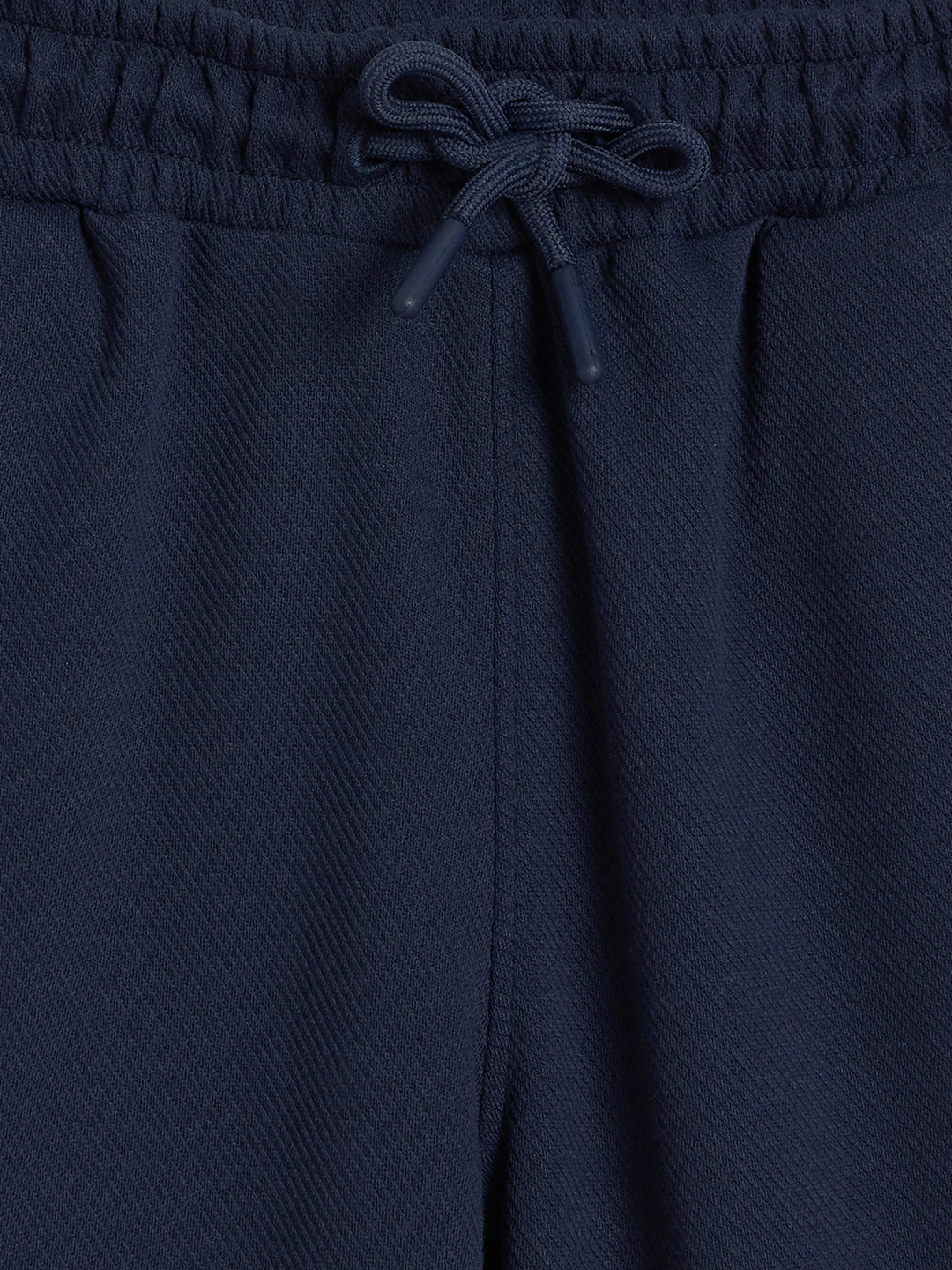 Blue Giraffe Girls Navy Blue Solid Regular Fit Trouser - Image 4