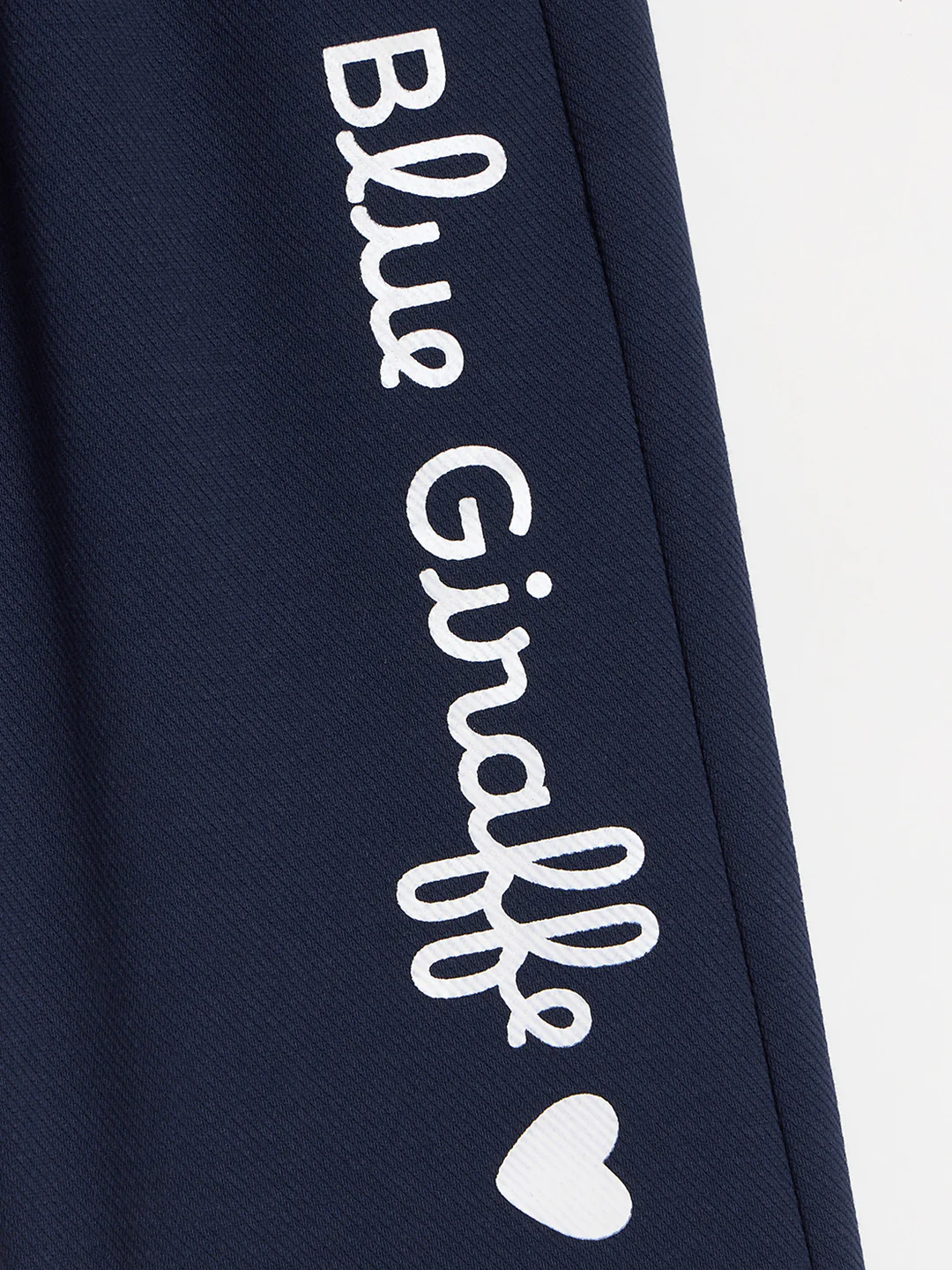 Blue Giraffe Girls Navy Blue Solid Regular Fit Trouser - Image 5