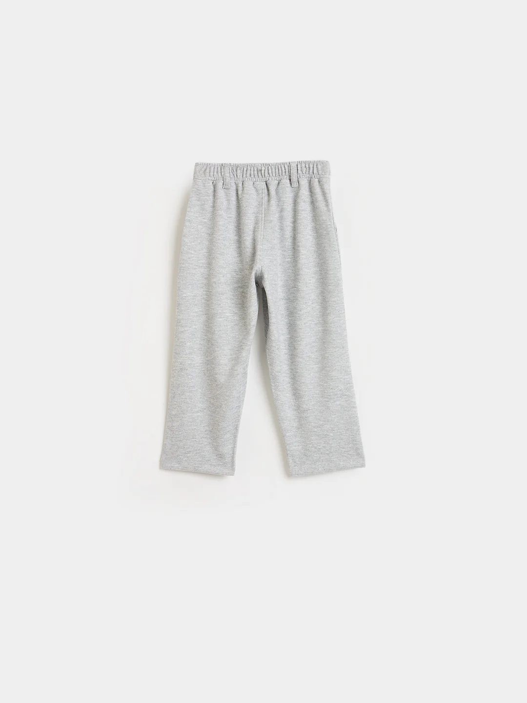 Blue Giraffe Girls Grey Solid Regular Fit Trouser - Image 3