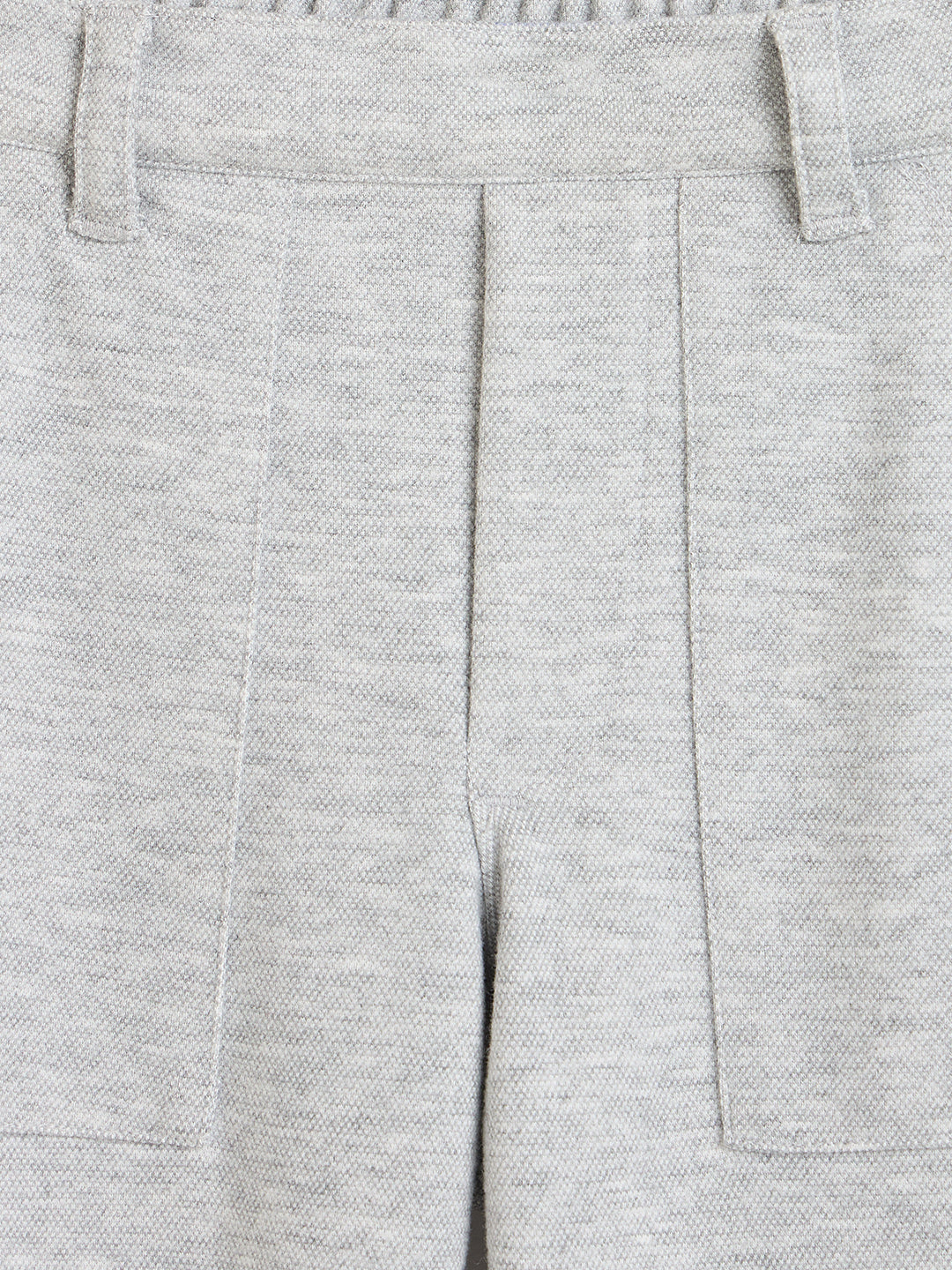 Blue Giraffe Girls Grey Solid Regular Fit Trouser - Image 4