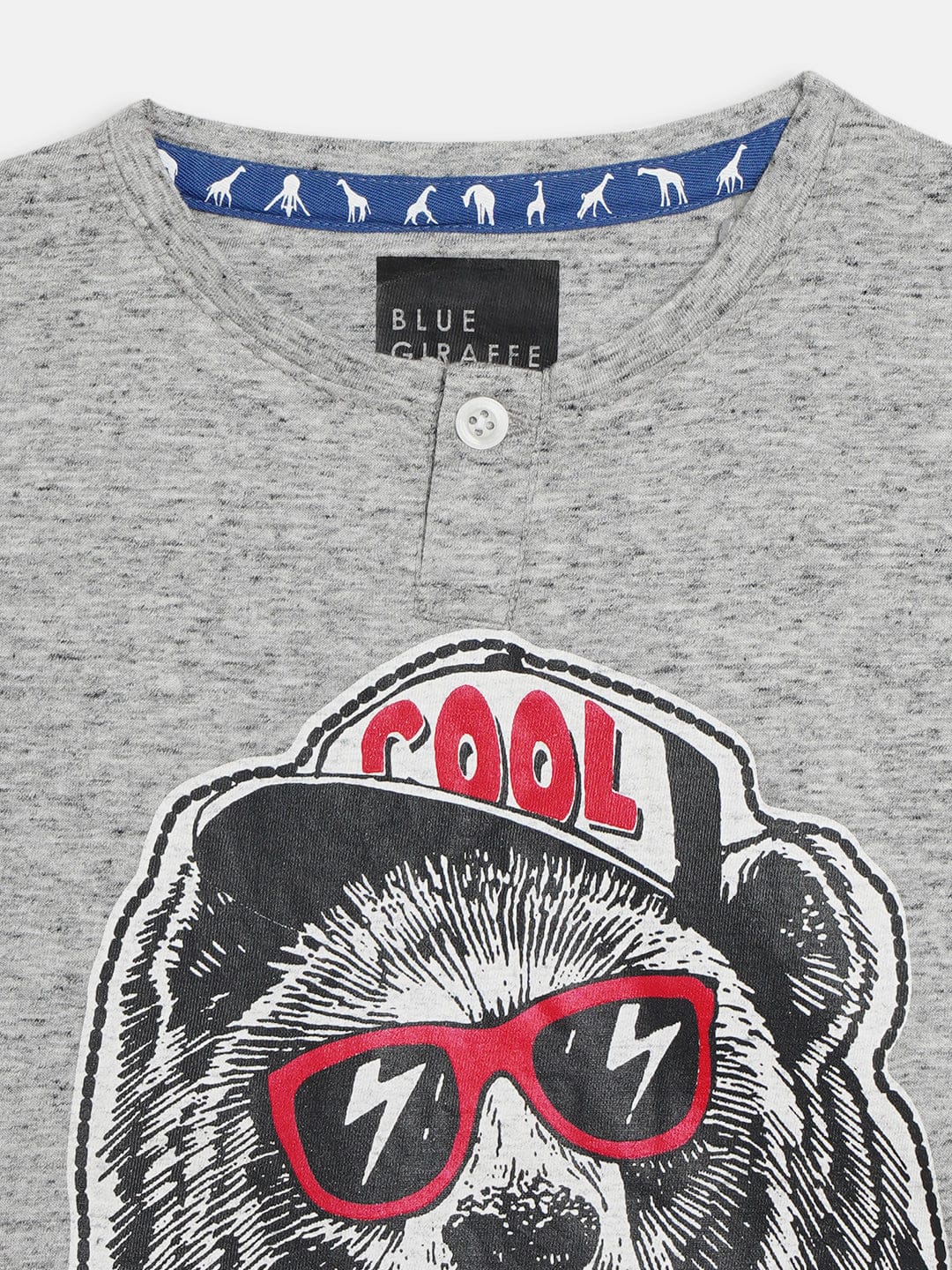 Blue Giraffe Boys Tshirt - Image 3
