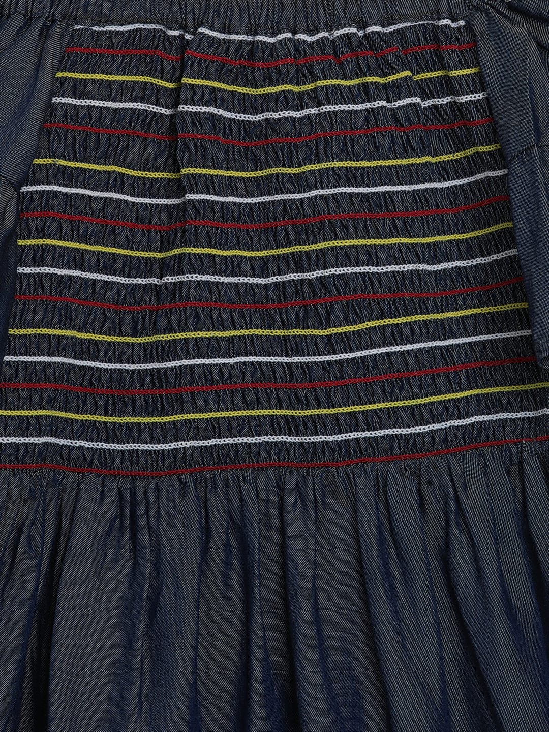 Blue Giraffe Girls Dress - Image 3