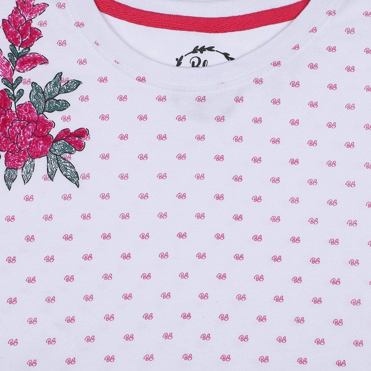 Blue Giraffe Girls Tshirt - Image 3
