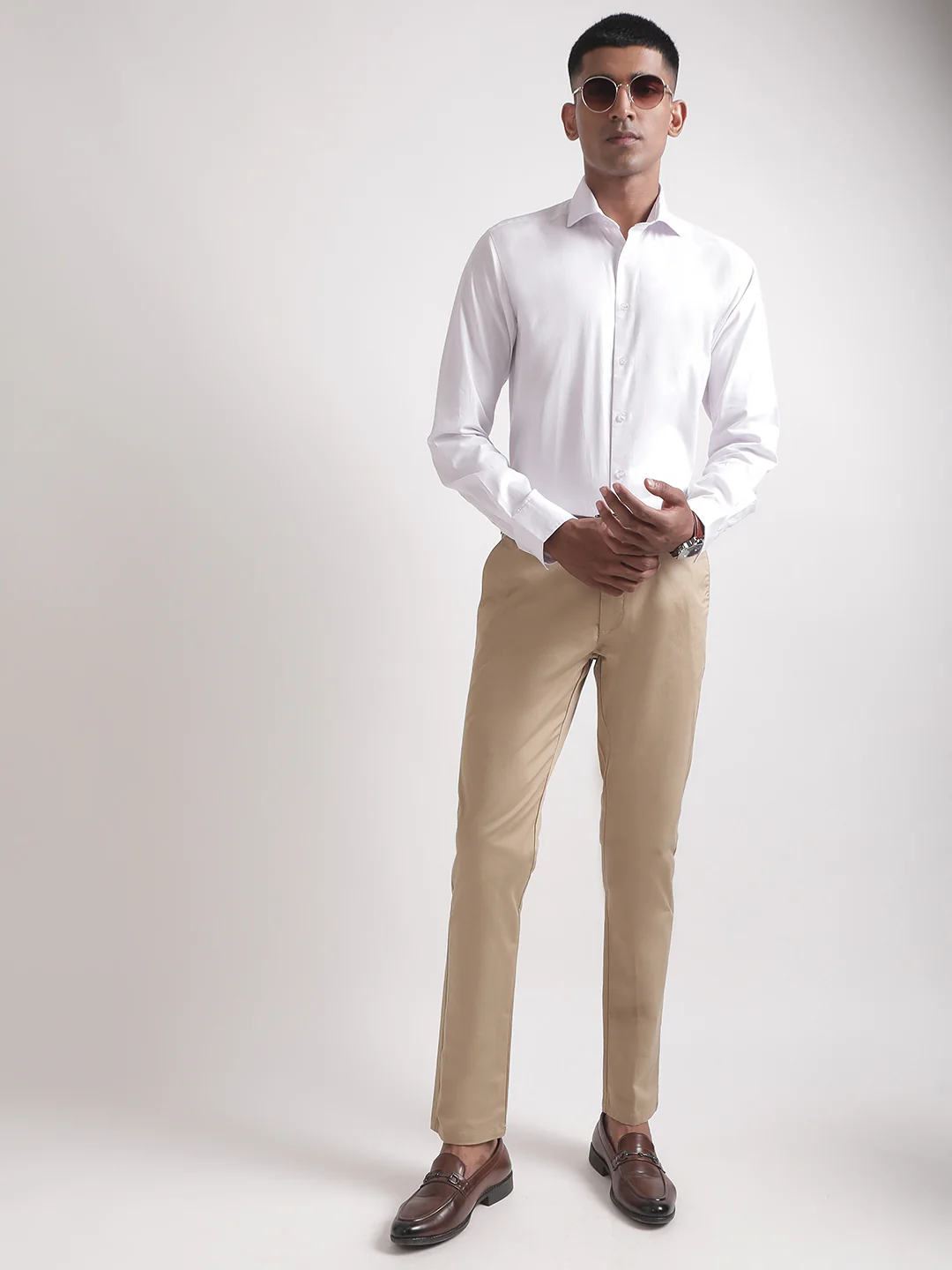 Bruun & Stengade White Slim Fit Shirt - Image 3