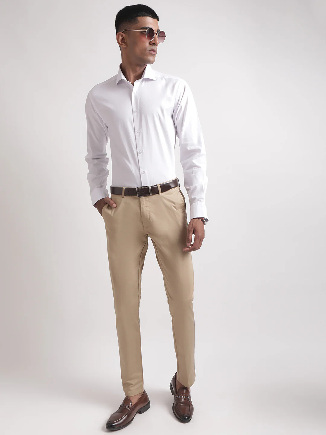 Bruun & Stengade White Slim Fit Shirt - Image 4