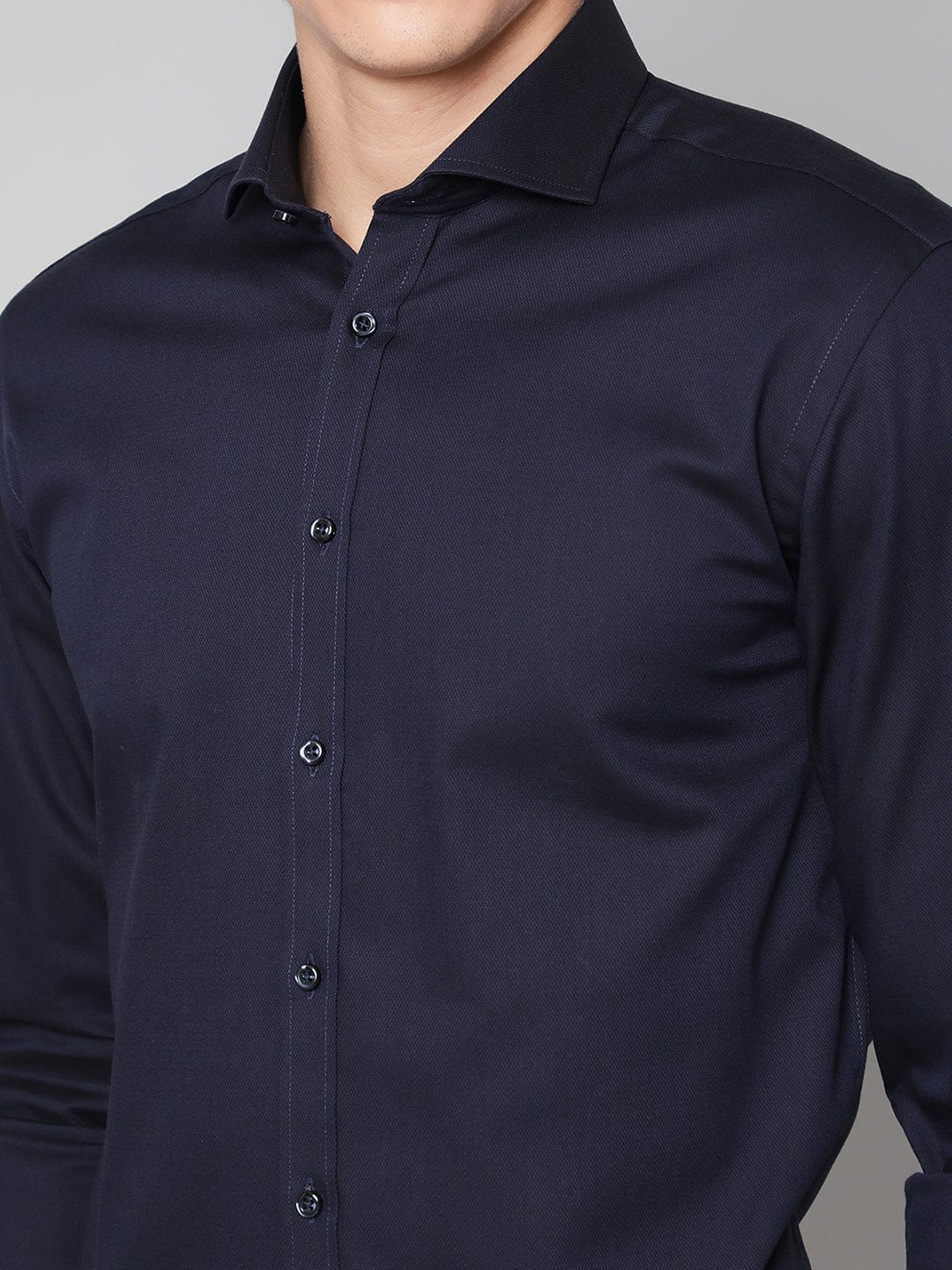 Bruun & Stengade Men Cutaway Collar Shirt - Image 7