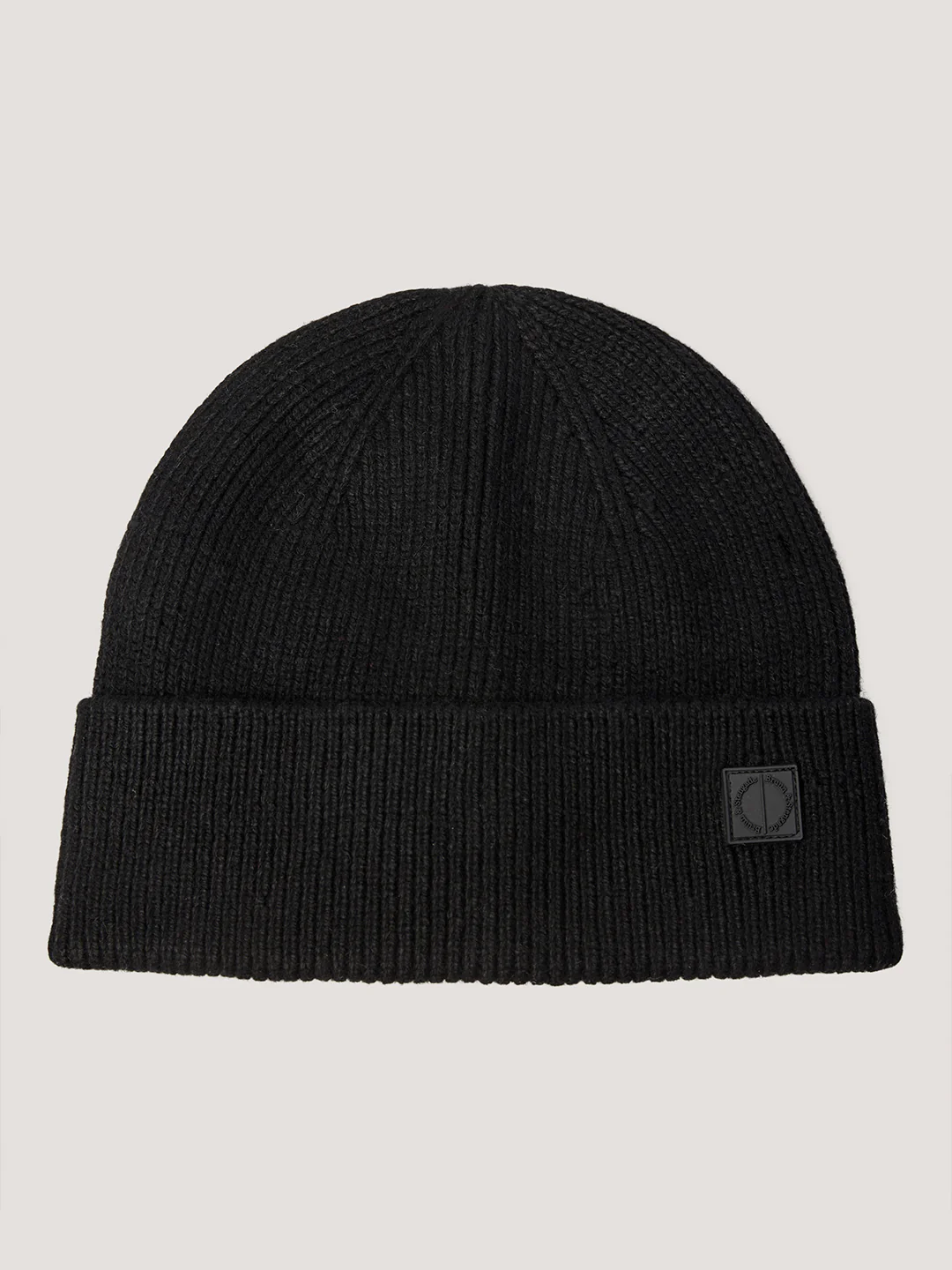 Bruun & Stengade Men Black Solid Beanie Caps