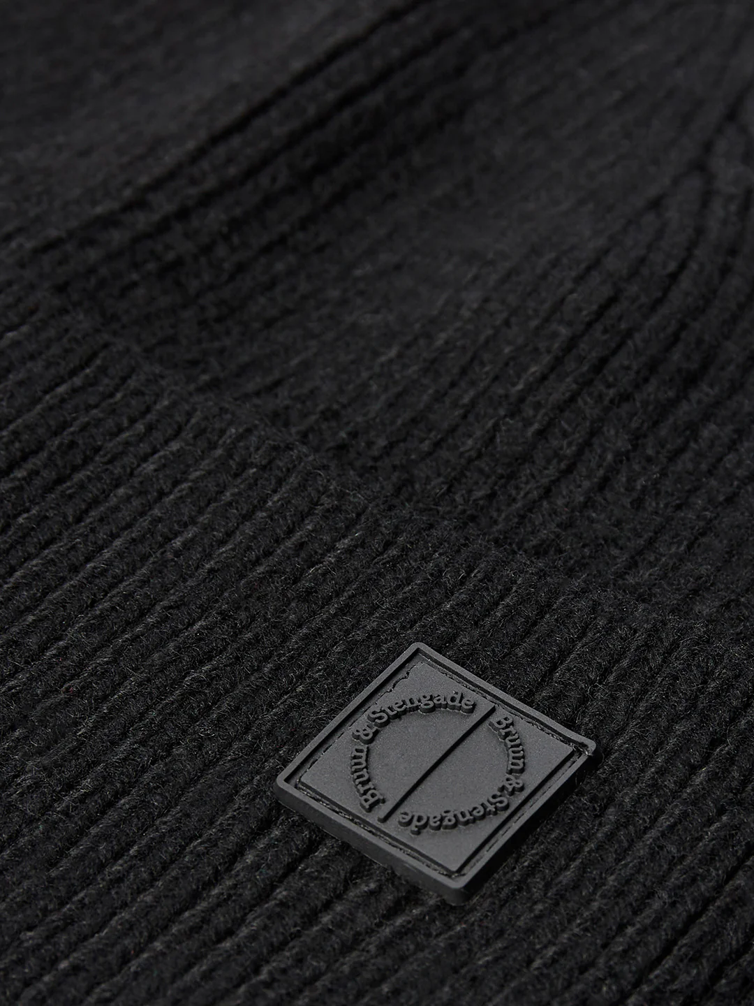 Bruun & Stengade Men Black Solid Beanie Caps - Image 2