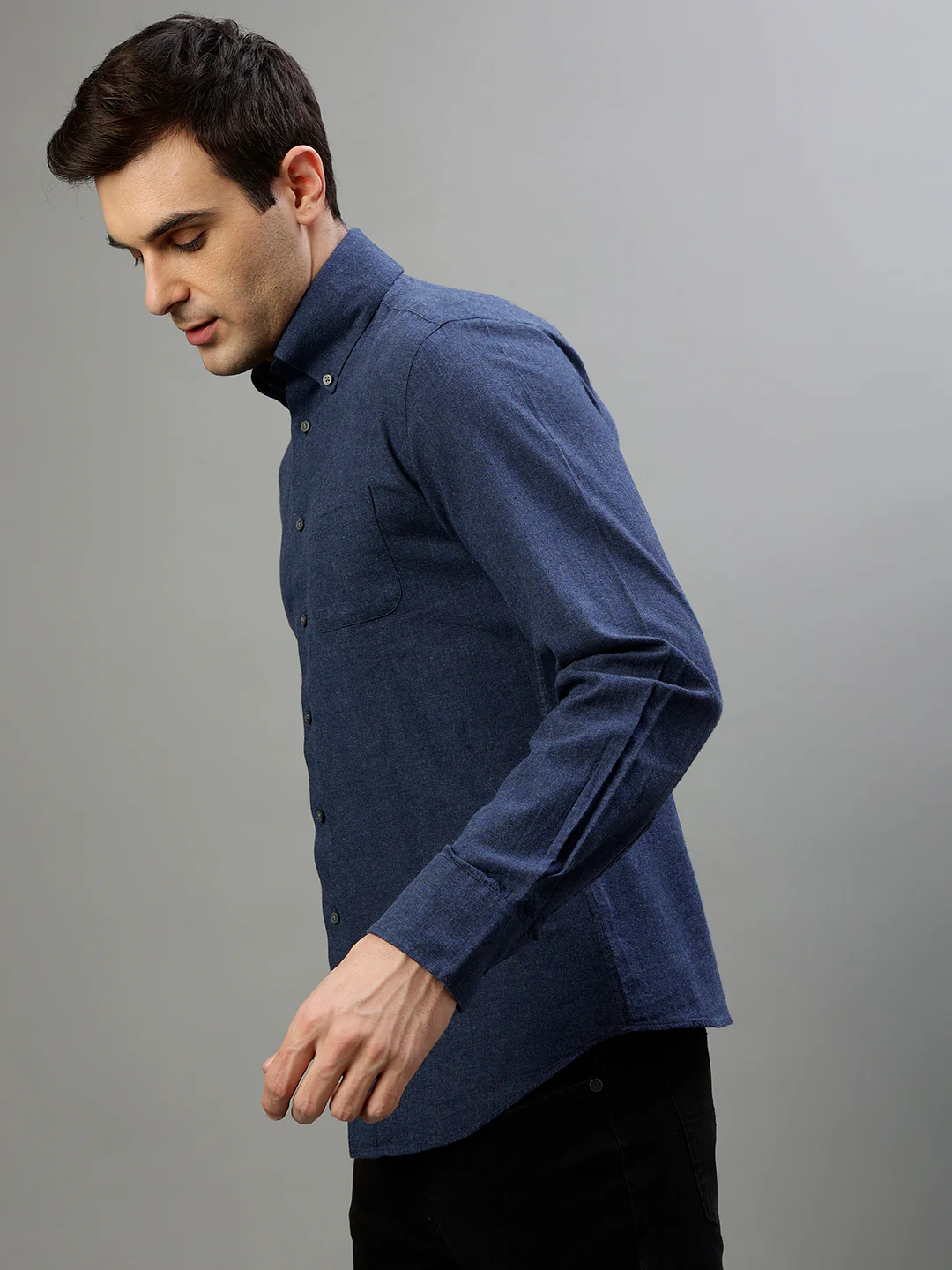 Bruun & Stengade Blue Fashion Slim Fit Shirt - Image 3