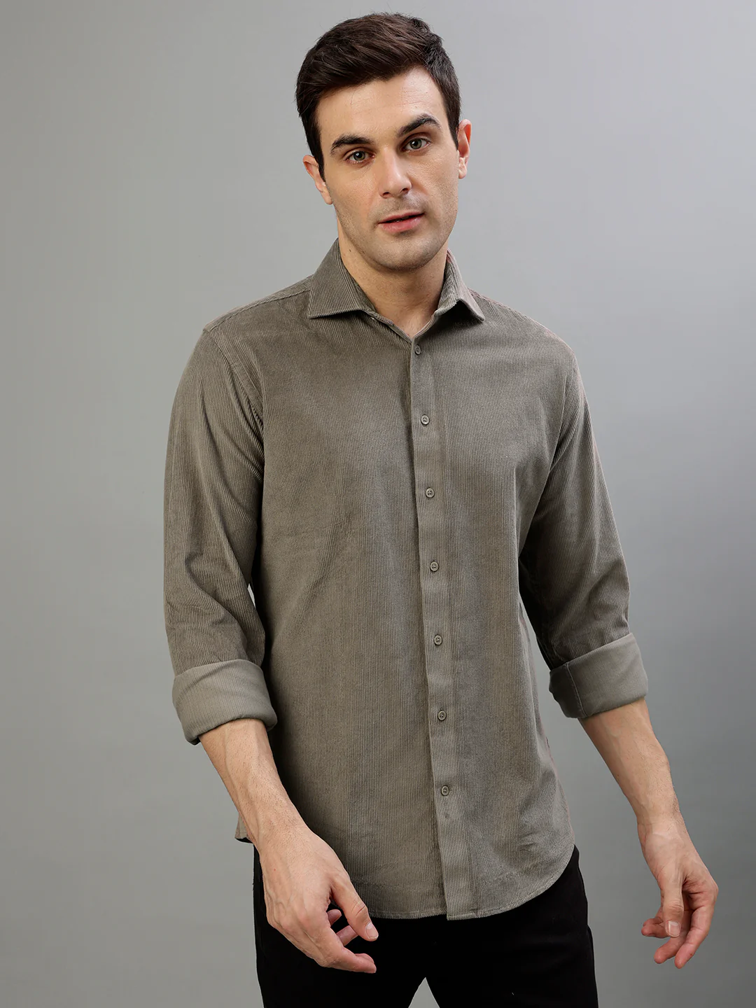 Bruun & Stengade Brown Fashion Slim Fit Shirt - Image 2