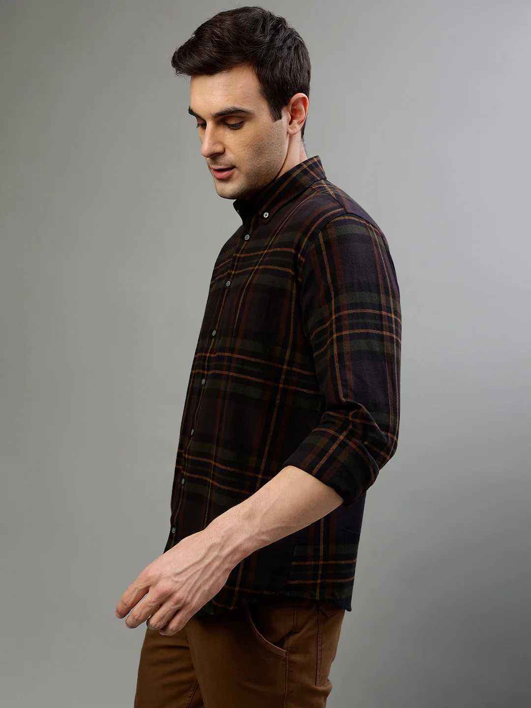 Bruun & Stengade Multi Fashion Checked Regular Fit Shirt - Image 3