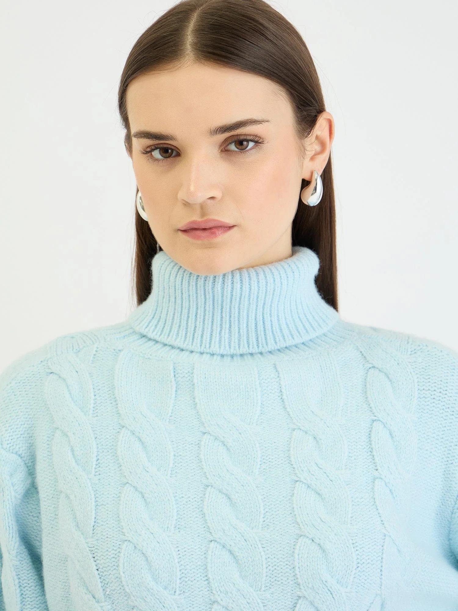 Centrestage Women Blue Sweater - Image 4