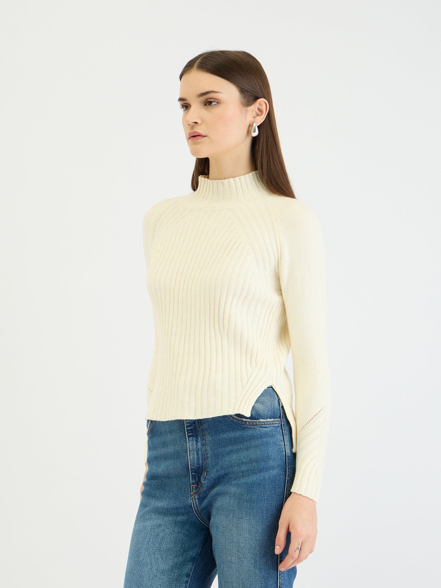 Centrestage Women White Sweater - Image 5