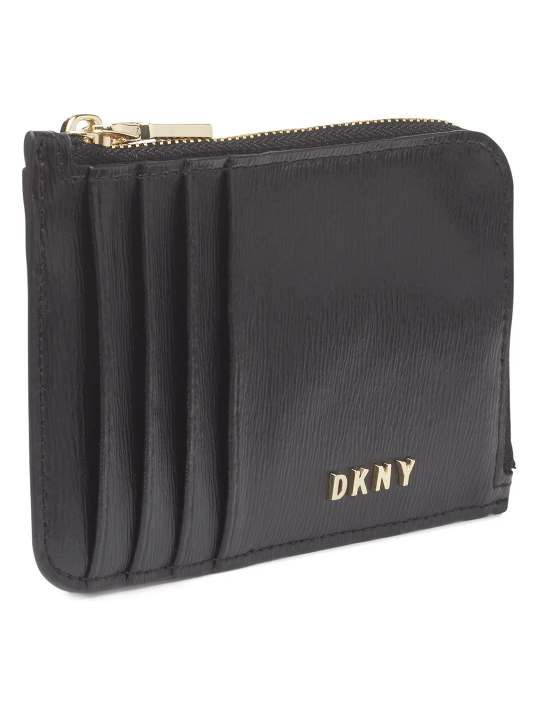 DKNY Women Black Solid Card Case - Image 2