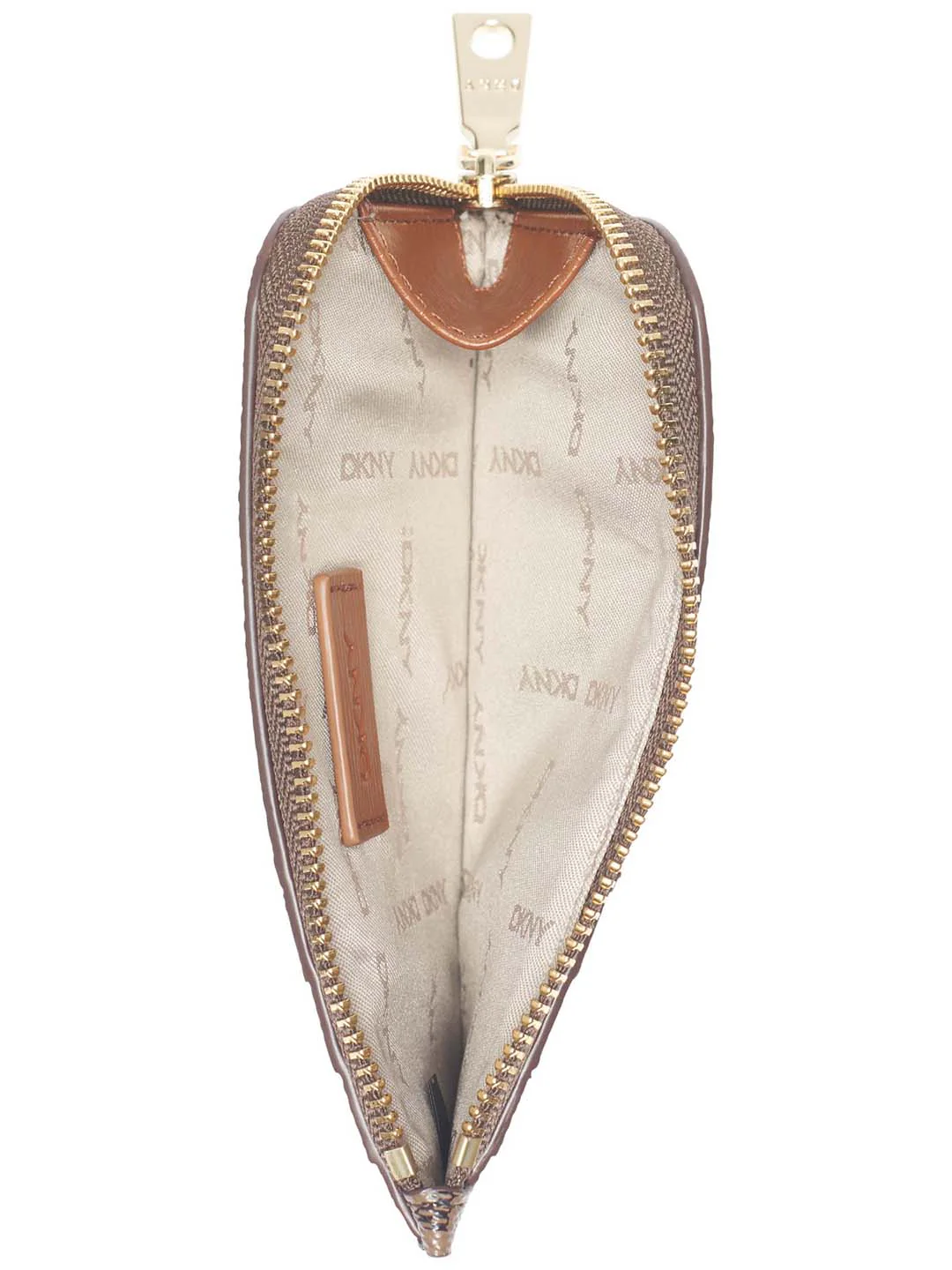 DKNY Women Brown Printed Card Case - Image 4
