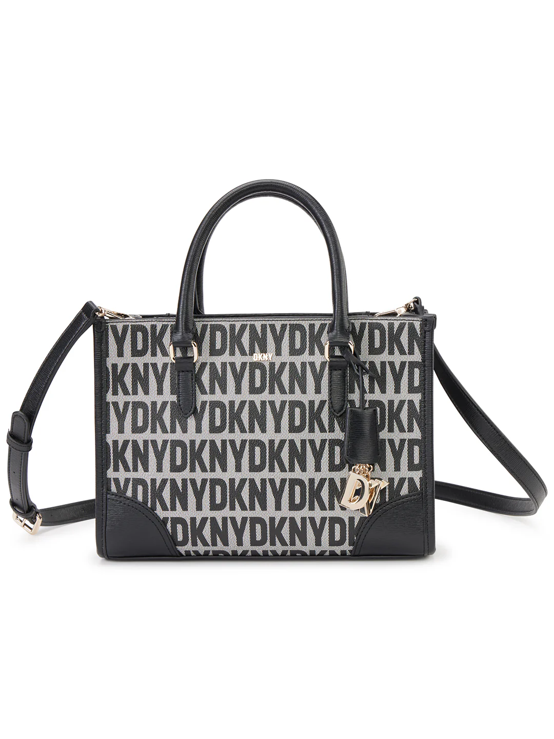 DKNY Women Black Printed Crossbody Bags - Image 3
