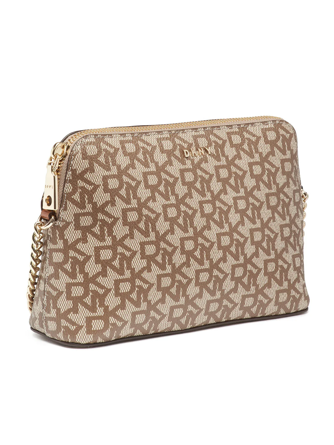 DKNY Women Beige Printed Crossbody Bags - Image 5