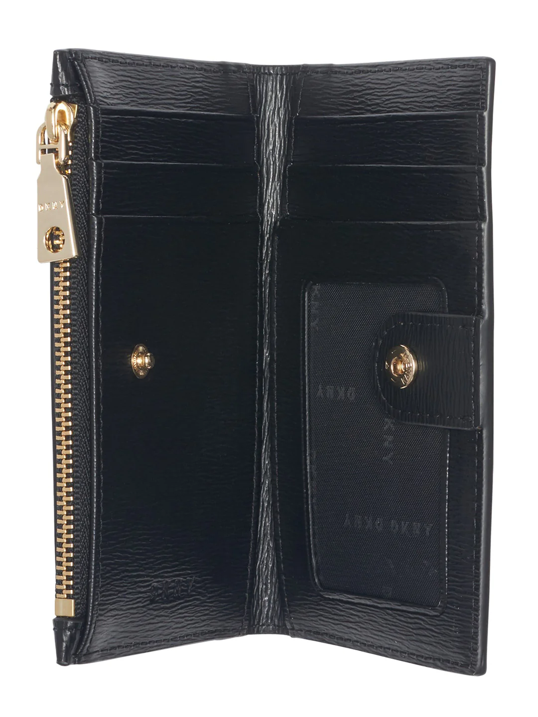 DKNY Women Black Solid Wallet - Image 3